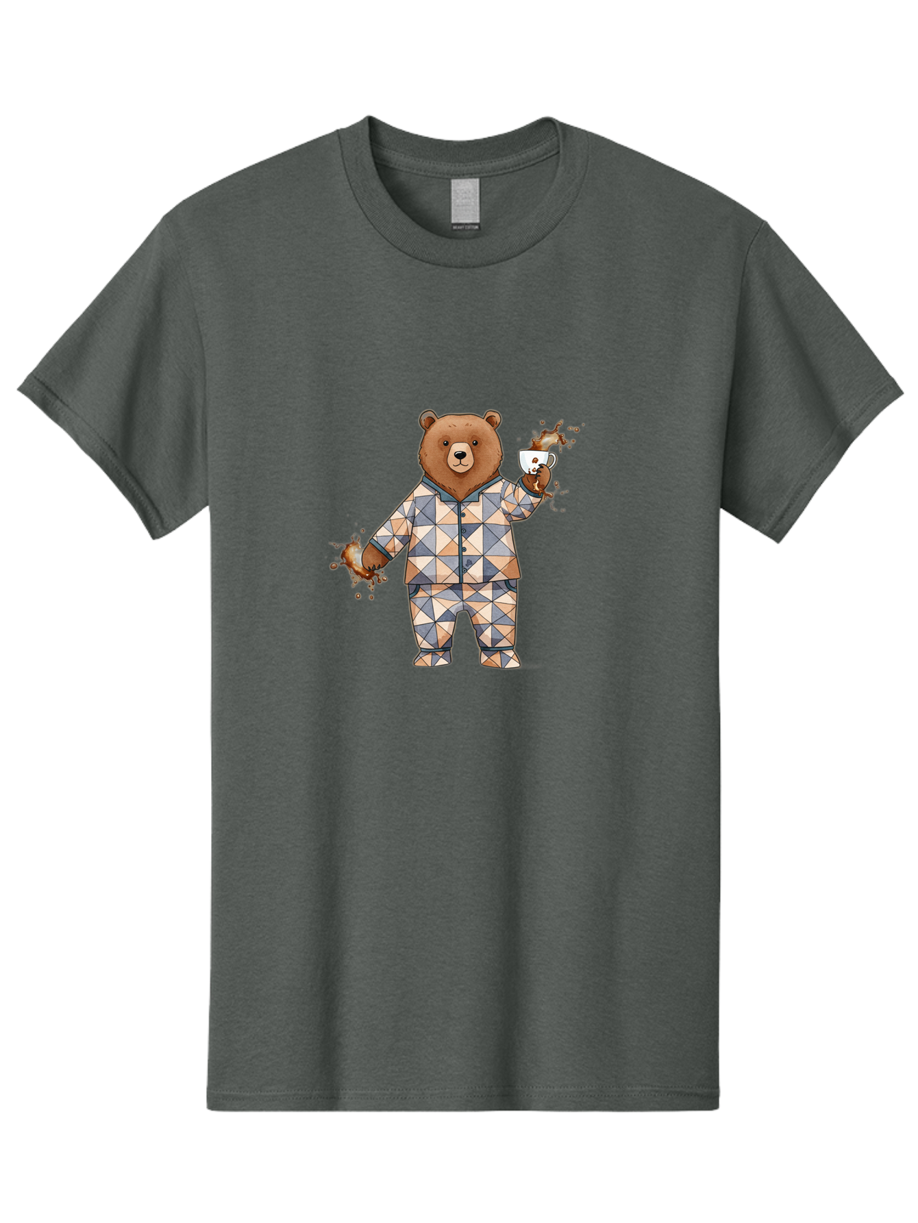 Bear-In-Pajamas-4 Men'S Graphic Tee, 100% Cotton, Comfortable Casual Summer Wear, Machine Washable, Vintage Camera, Old Camera, Antique Camera, Black Camera, Classic Photography, Photography Equipment, Nostalgic Device, Film Camera, Camera Art Bah572