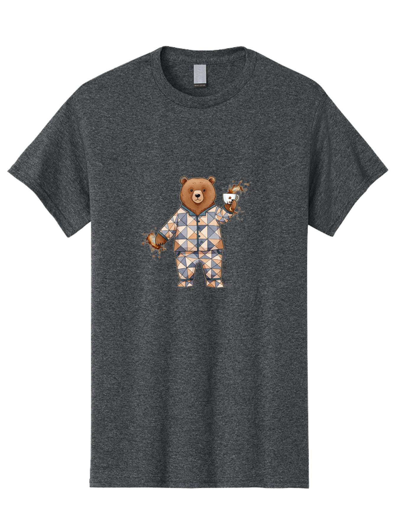 Bear-In-Pajamas-4 Men'S Graphic Tee, 100% Cotton, Comfortable Casual Summer Wear, Machine Washable, Vintage Camera, Old Camera, Antique Camera, Black Camera, Classic Photography, Photography Equipment, Nostalgic Device, Film Camera, Camera Art Bah572