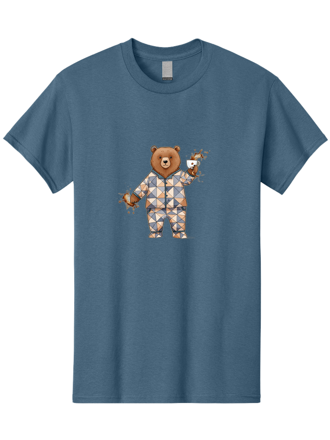Bear-In-Pajamas-4 Men'S Graphic Tee, 100% Cotton, Comfortable Casual Summer Wear, Machine Washable, Vintage Camera, Old Camera, Antique Camera, Black Camera, Classic Photography, Photography Equipment, Nostalgic Device, Film Camera, Camera Art Bah572