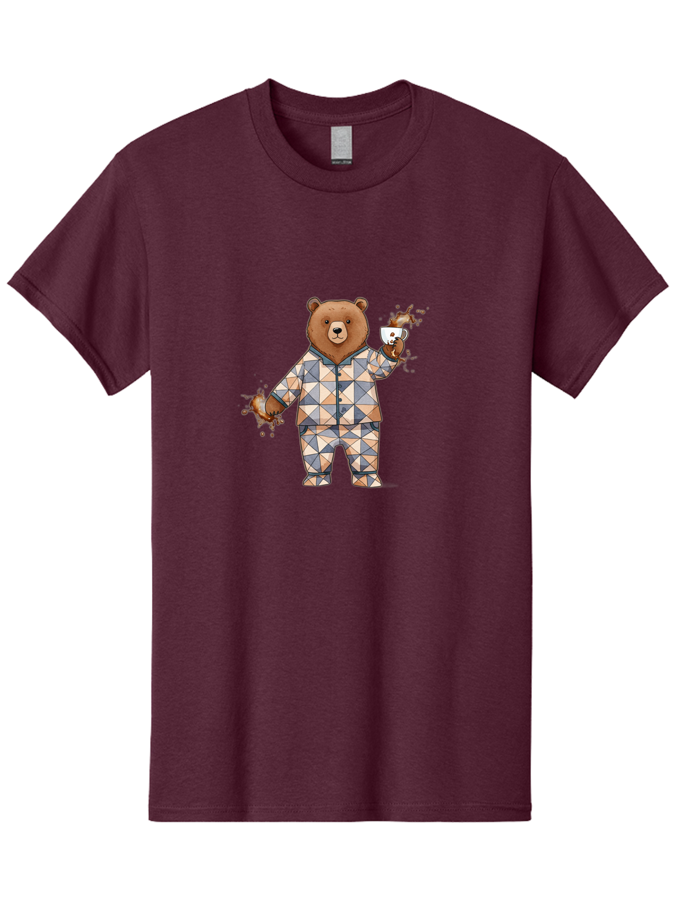Bear-In-Pajamas-4 Men'S Graphic Tee, 100% Cotton, Comfortable Casual Summer Wear, Machine Washable, Vintage Camera, Old Camera, Antique Camera, Black Camera, Classic Photography, Photography Equipment, Nostalgic Device, Film Camera, Camera Art Bah572