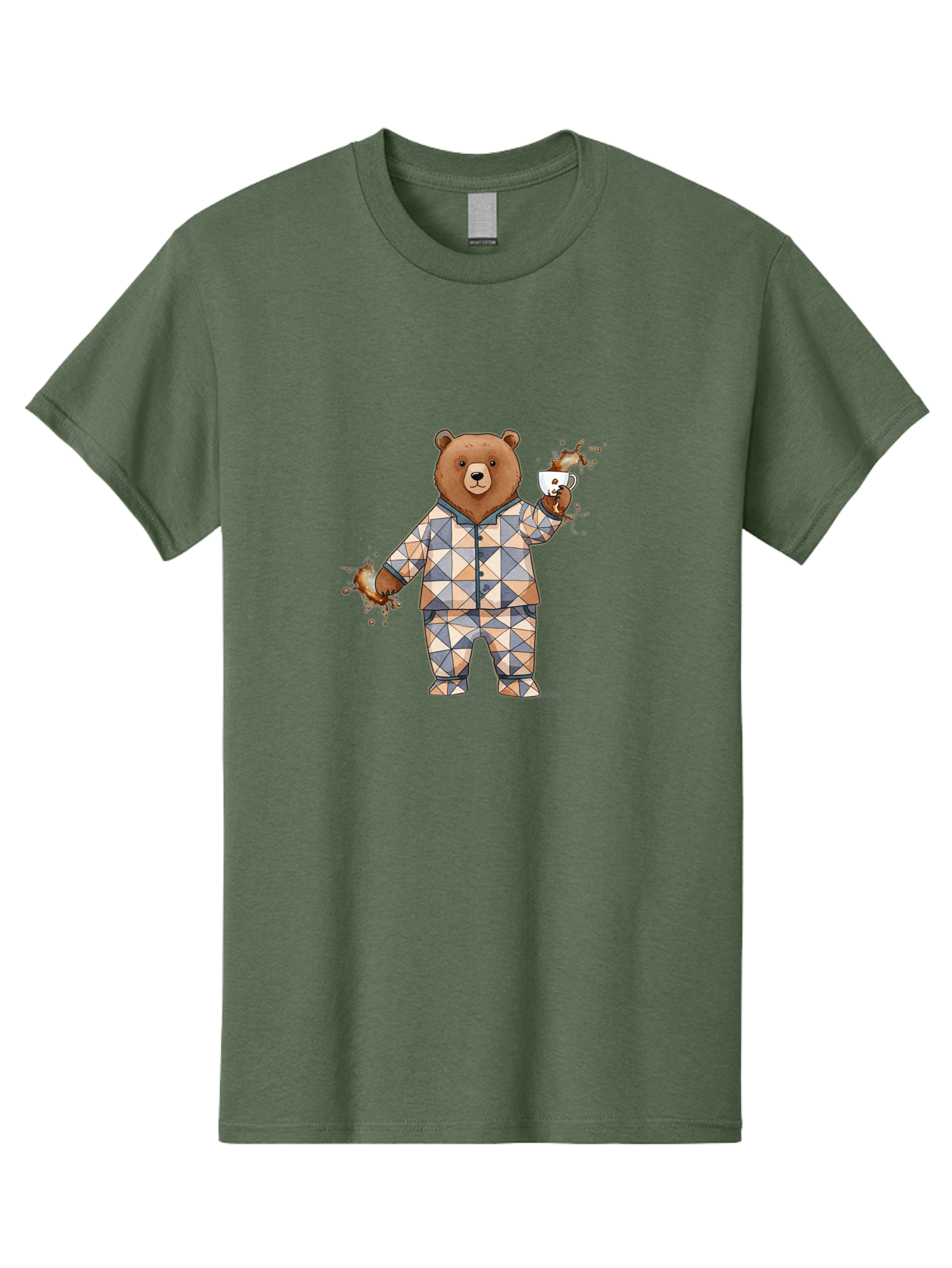 Bear-In-Pajamas-4 Men'S Graphic Tee, 100% Cotton, Comfortable Casual Summer Wear, Machine Washable, Vintage Camera, Old Camera, Antique Camera, Black Camera, Classic Photography, Photography Equipment, Nostalgic Device, Film Camera, Camera Art Bah572