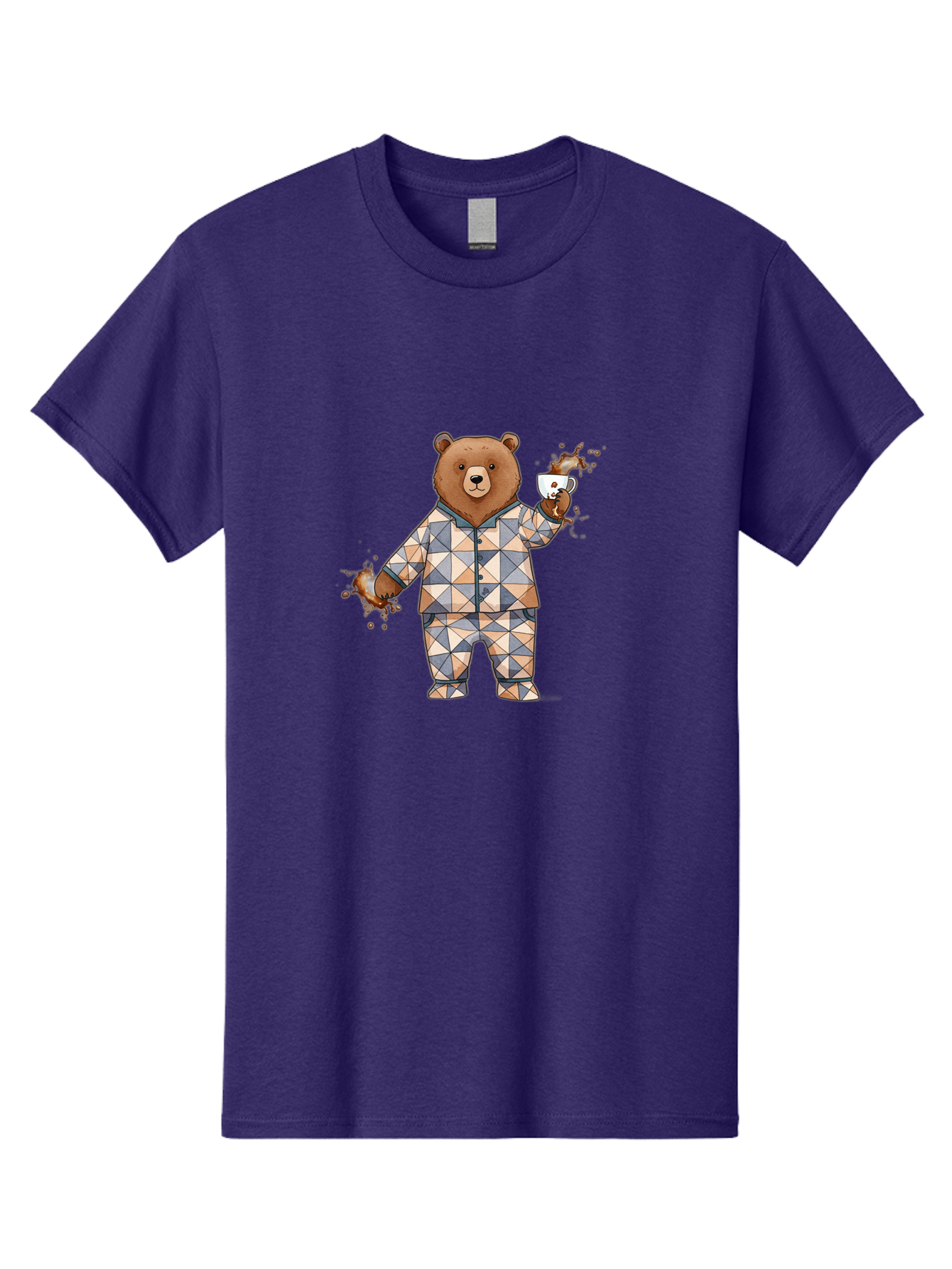 Bear-In-Pajamas-4 Men'S Graphic Tee, 100% Cotton, Comfortable Casual Summer Wear, Machine Washable, Vintage Camera, Old Camera, Antique Camera, Black Camera, Classic Photography, Photography Equipment, Nostalgic Device, Film Camera, Camera Art Bah572