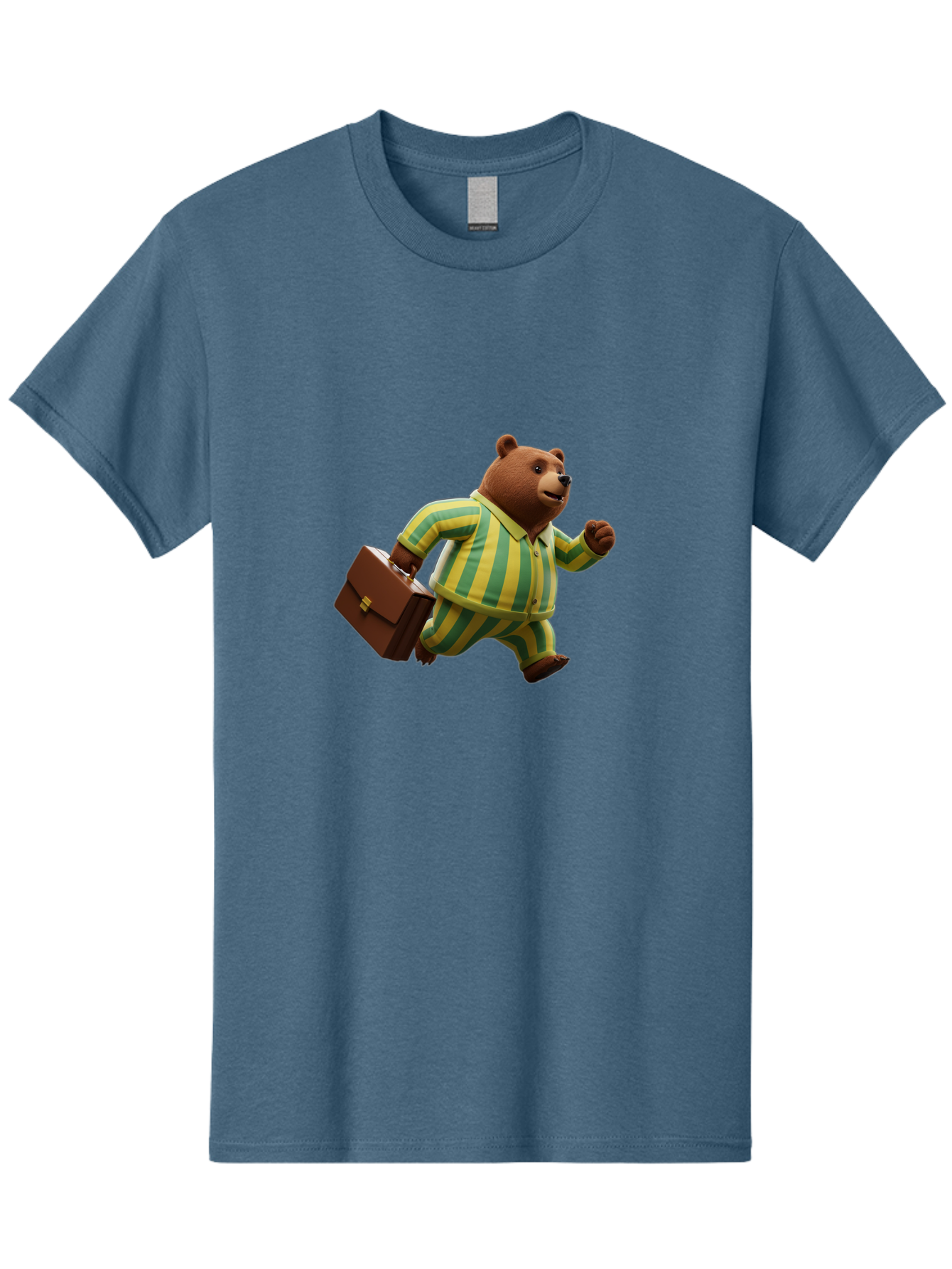 Bear-In-Pajamas-5 Men'S Graphic Tee, 100% Cotton, Comfortable Casual Summer Wear, Machine Washable, Vintage Camera, Old Camera, Antique Camera, Black Camera, Classic Photography, Photography Equipment, Nostalgic Device, Film Camera, Camera Art Bah573