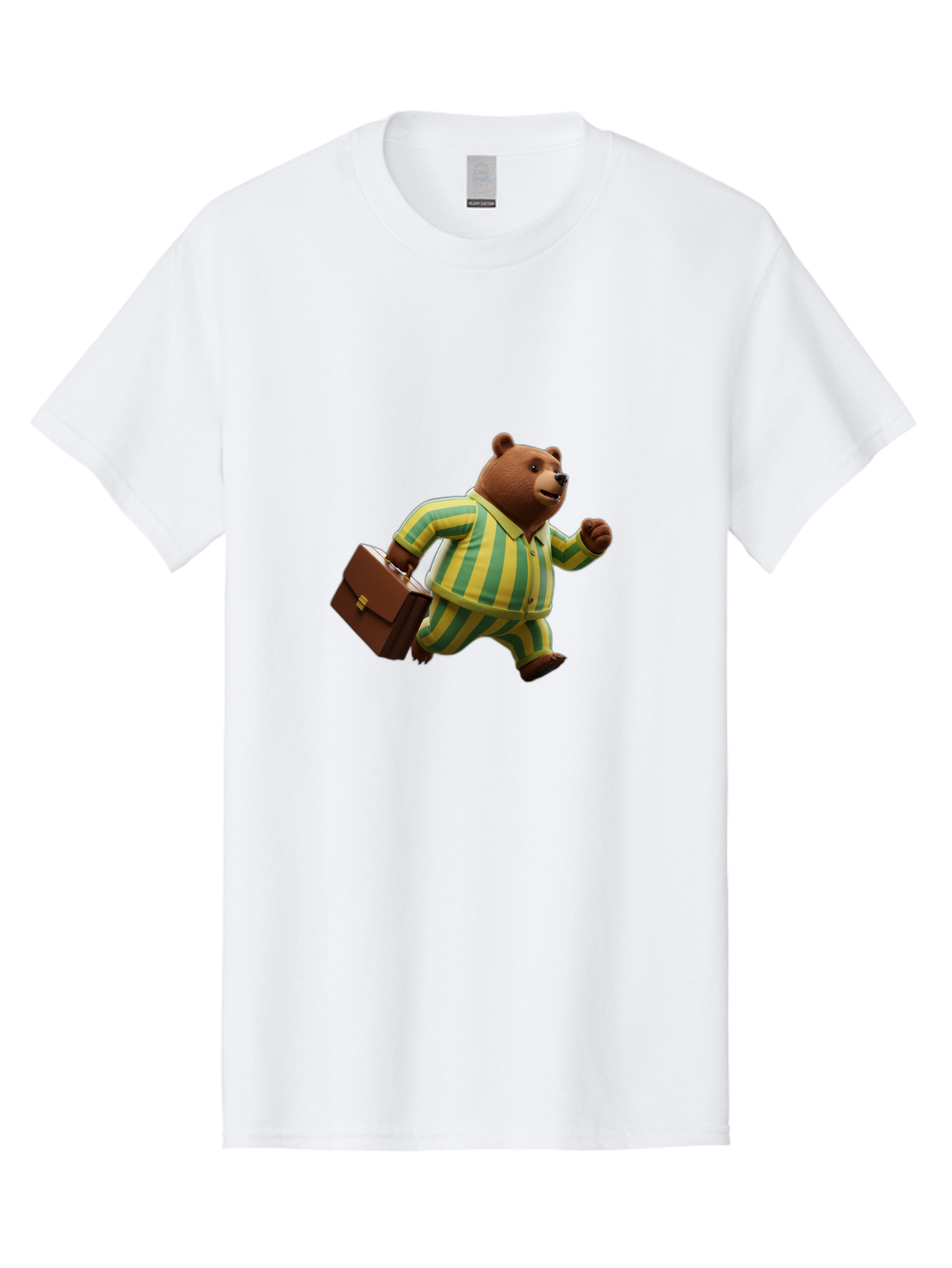 Bear-In-Pajamas-5 Men'S Graphic Tee, 100% Cotton, Comfortable Casual Summer Wear, Machine Washable, Vintage Camera, Old Camera, Antique Camera, Black Camera, Classic Photography, Photography Equipment, Nostalgic Device, Film Camera, Camera Art Bah573
