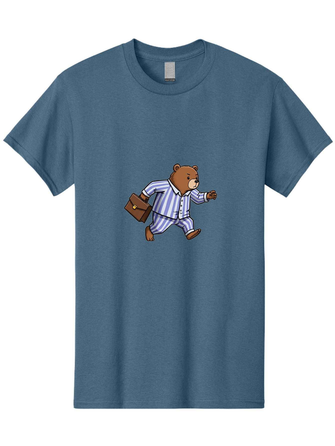 Bear-In-Pajamas-6 Men'S Graphic Tee, 100% Cotton, Comfortable Casual Summer Wear, Machine Washable, Vintage Camera, Old Camera, Antique Camera, Black Camera, Classic Photography, Photography Equipment, Nostalgic Device, Film Camera, Camera Art Bah574