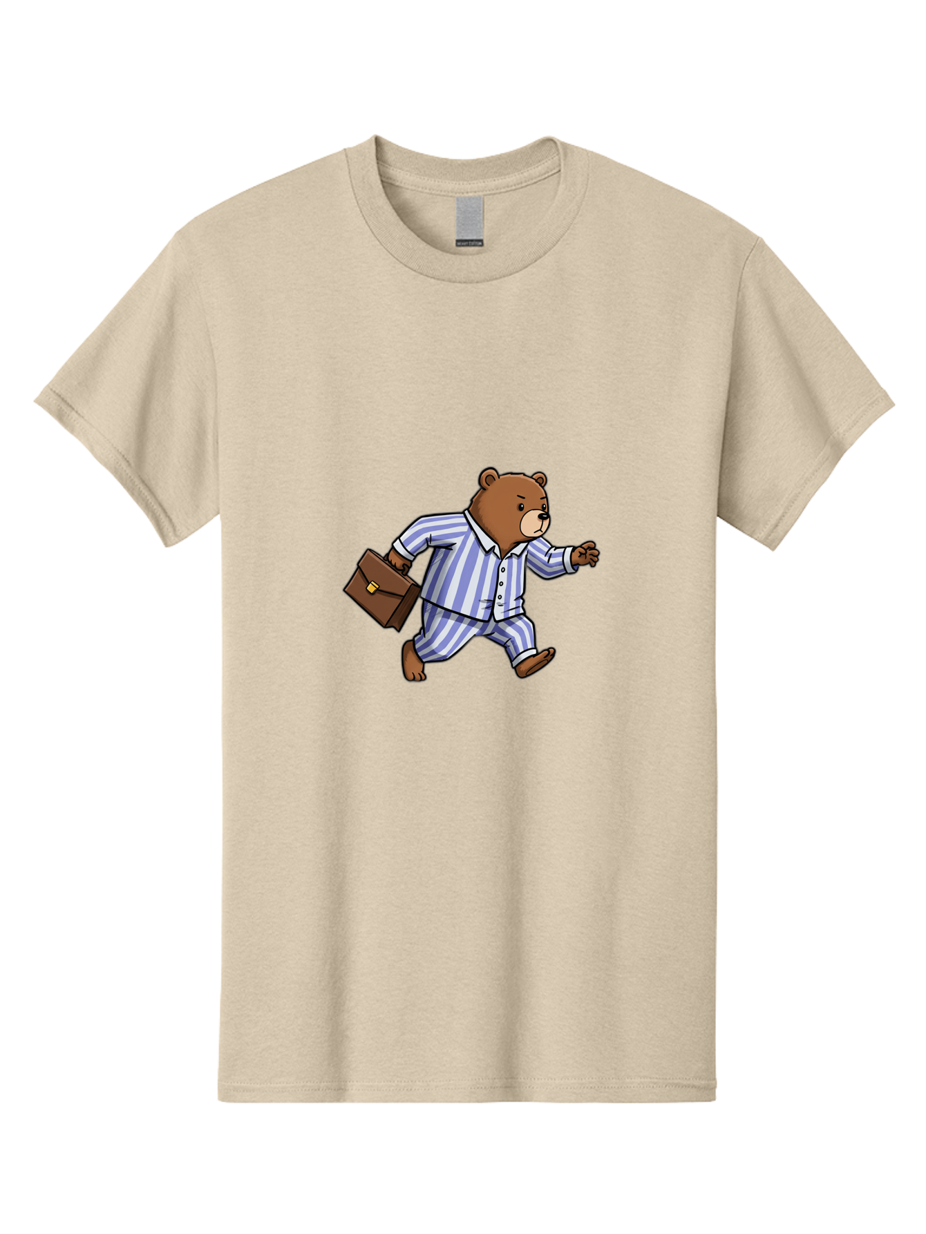 Bear-In-Pajamas-6 Men'S Graphic Tee, 100% Cotton, Comfortable Casual Summer Wear, Machine Washable, Vintage Camera, Old Camera, Antique Camera, Black Camera, Classic Photography, Photography Equipment, Nostalgic Device, Film Camera, Camera Art Bah574