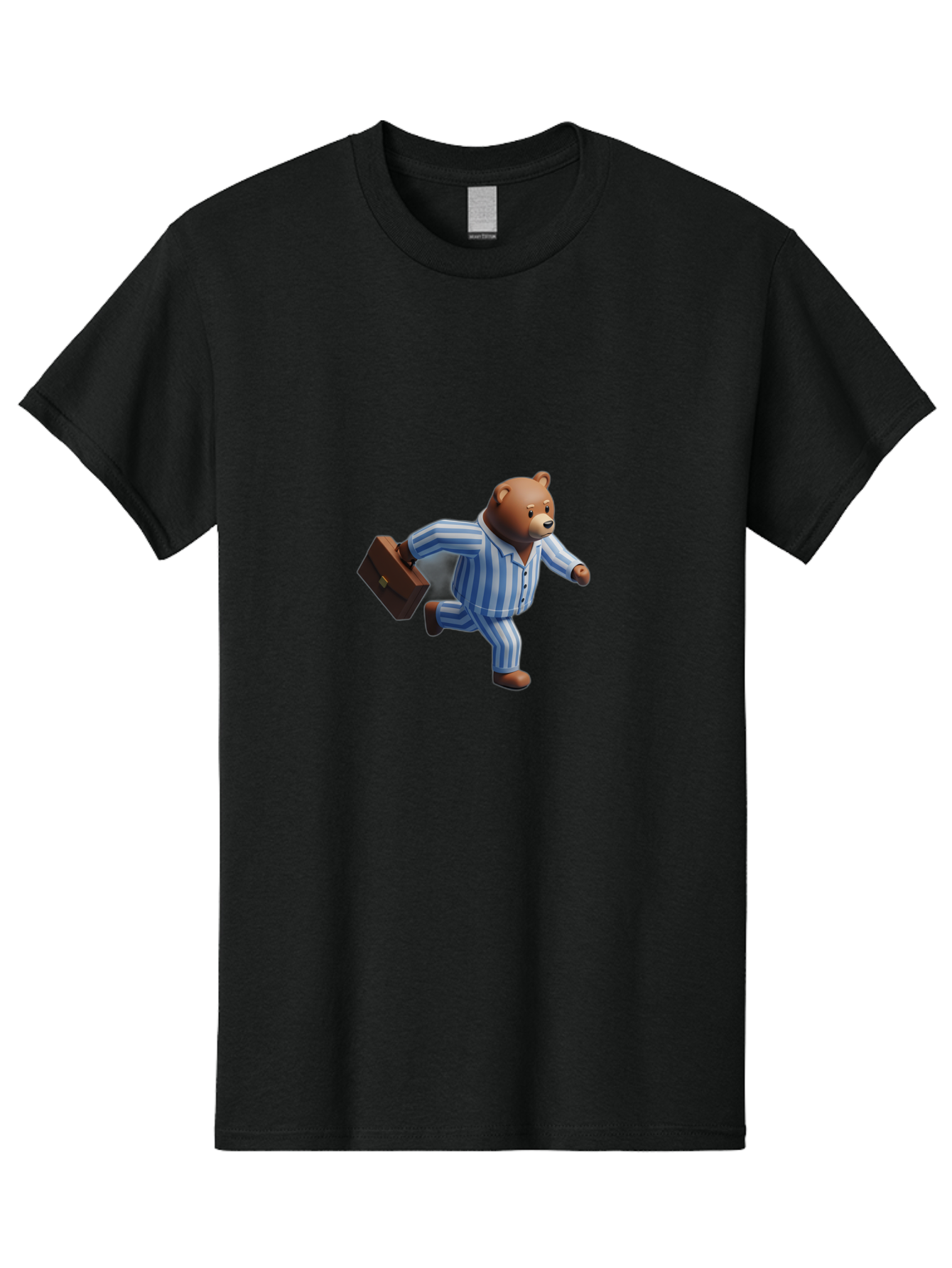 Bear-In-Pajamas-7 Men'S Graphic Tee, 100% Cotton, Comfortable Casual Summer Wear, Machine Washable, Vintage Camera, Old Camera, Antique Camera, Black Camera, Classic Photography, Photography Equipment, Nostalgic Device, Film Camera, Camera Art Bah575