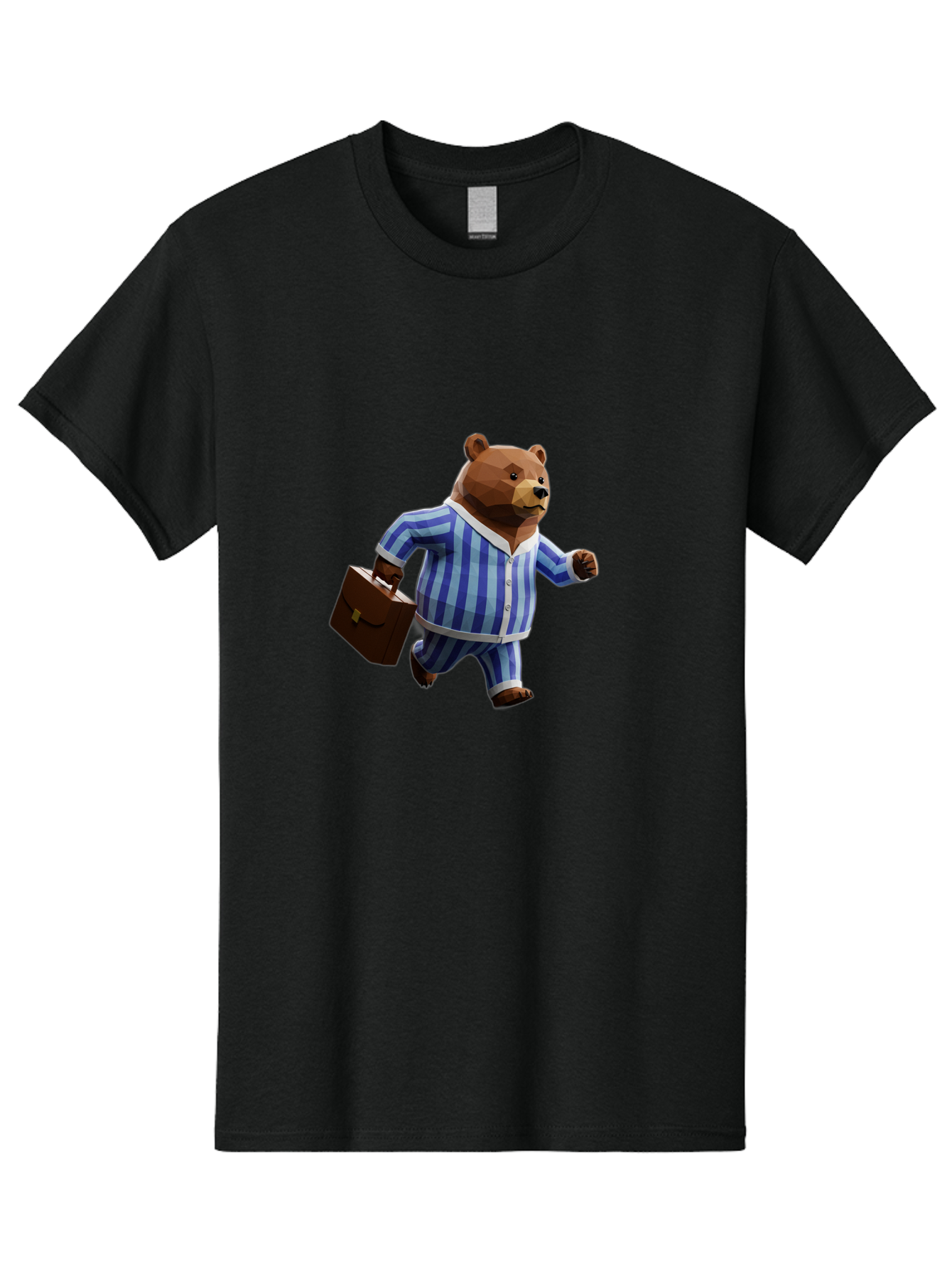 Bear-In-Pajamas-8 Men'S Graphic Tee, 100% Cotton, Comfortable Casual Summer Wear, Machine Washable, Vintage Camera, Old Camera, Antique Camera, Black Camera, Classic Photography, Photography Equipment, Nostalgic Device, Film Camera, Camera Art Bah576