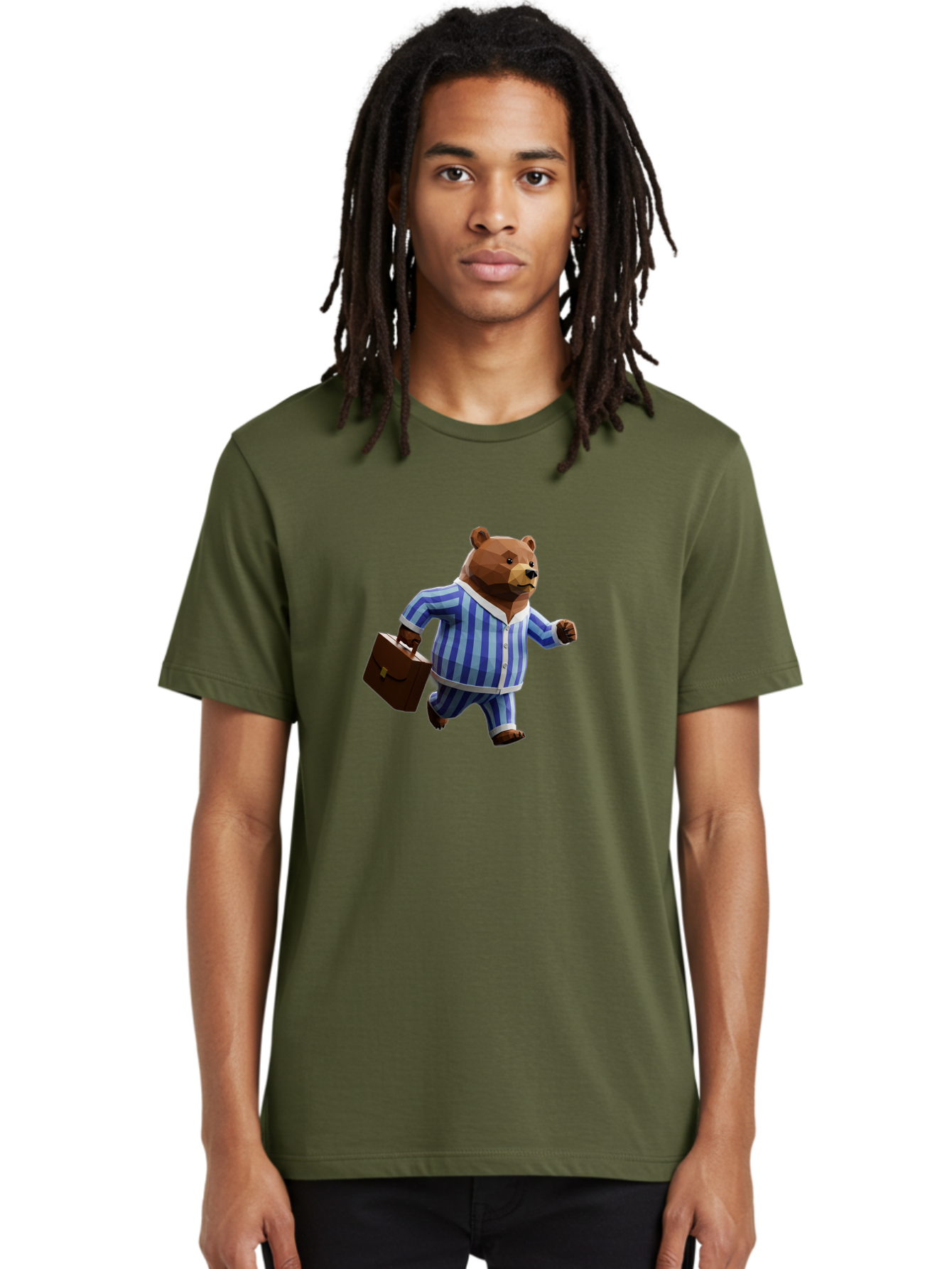 Bear-In-Pajamas-8 Men'S Graphic Tee, 100% Cotton, Comfortable Casual Summer Wear, Machine Washable, Vintage Camera, Old Camera, Antique Camera, Black Camera, Classic Photography, Photography Equipment, Nostalgic Device, Film Camera, Camera Art Bah576