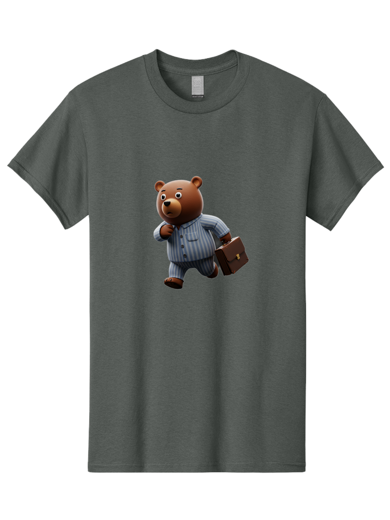 Bear-In-Pajamas-9 Men'S Graphic Tee, 100% Cotton, Comfortable Casual Summer Wear, Machine Washable, Vintage Camera, Old Camera, Antique Camera, Black Camera, Classic Photography, Photography Equipment, Nostalgic Device, Film Camera, Camera Art Bah577