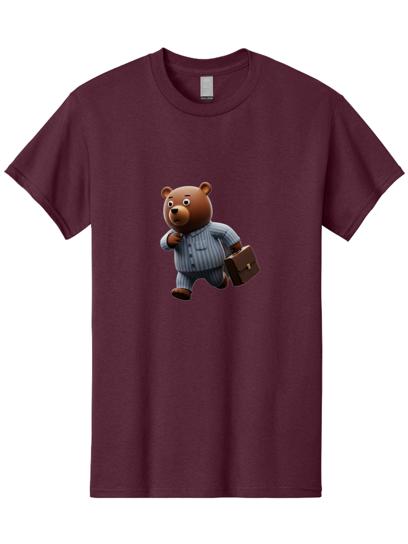 Bear-In-Pajamas-9 Men'S Graphic Tee, 100% Cotton, Comfortable Casual Summer Wear, Machine Washable, Vintage Camera, Old Camera, Antique Camera, Black Camera, Classic Photography, Photography Equipment, Nostalgic Device, Film Camera, Camera Art Bah577