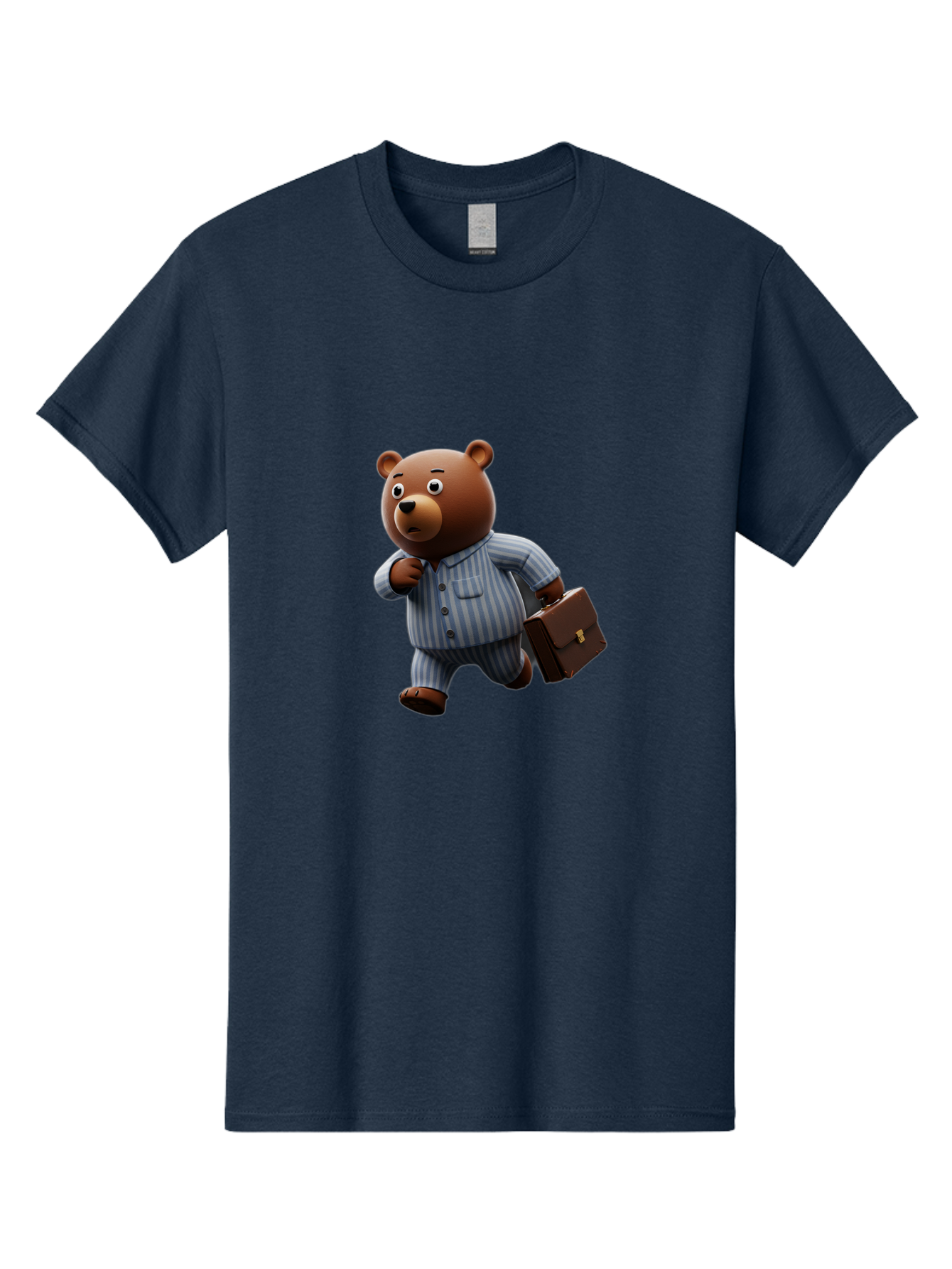 Bear-In-Pajamas-9 Men'S Graphic Tee, 100% Cotton, Comfortable Casual Summer Wear, Machine Washable, Vintage Camera, Old Camera, Antique Camera, Black Camera, Classic Photography, Photography Equipment, Nostalgic Device, Film Camera, Camera Art Bah577