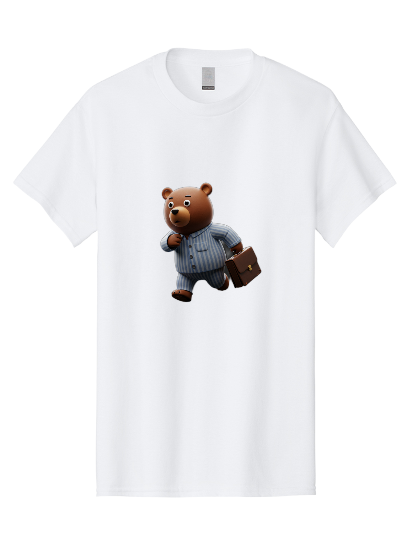 Bear-In-Pajamas-9 Men'S Graphic Tee, 100% Cotton, Comfortable Casual Summer Wear, Machine Washable, Vintage Camera, Old Camera, Antique Camera, Black Camera, Classic Photography, Photography Equipment, Nostalgic Device, Film Camera, Camera Art Bah577