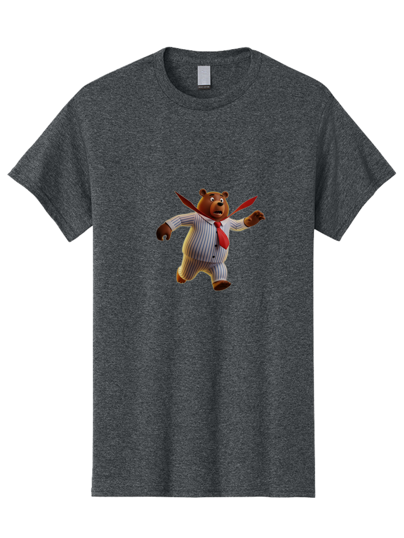 Bear-In-Suit Men'S Graphic Tee, 100% Cotton, Comfortable Casual Summer Wear, Machine Washable, Vintage Camera, Old Camera, Antique Camera, Black Camera, Classic Photography, Photography Equipment, Nostalgic Device, Film Camera, Camera Art Bah585