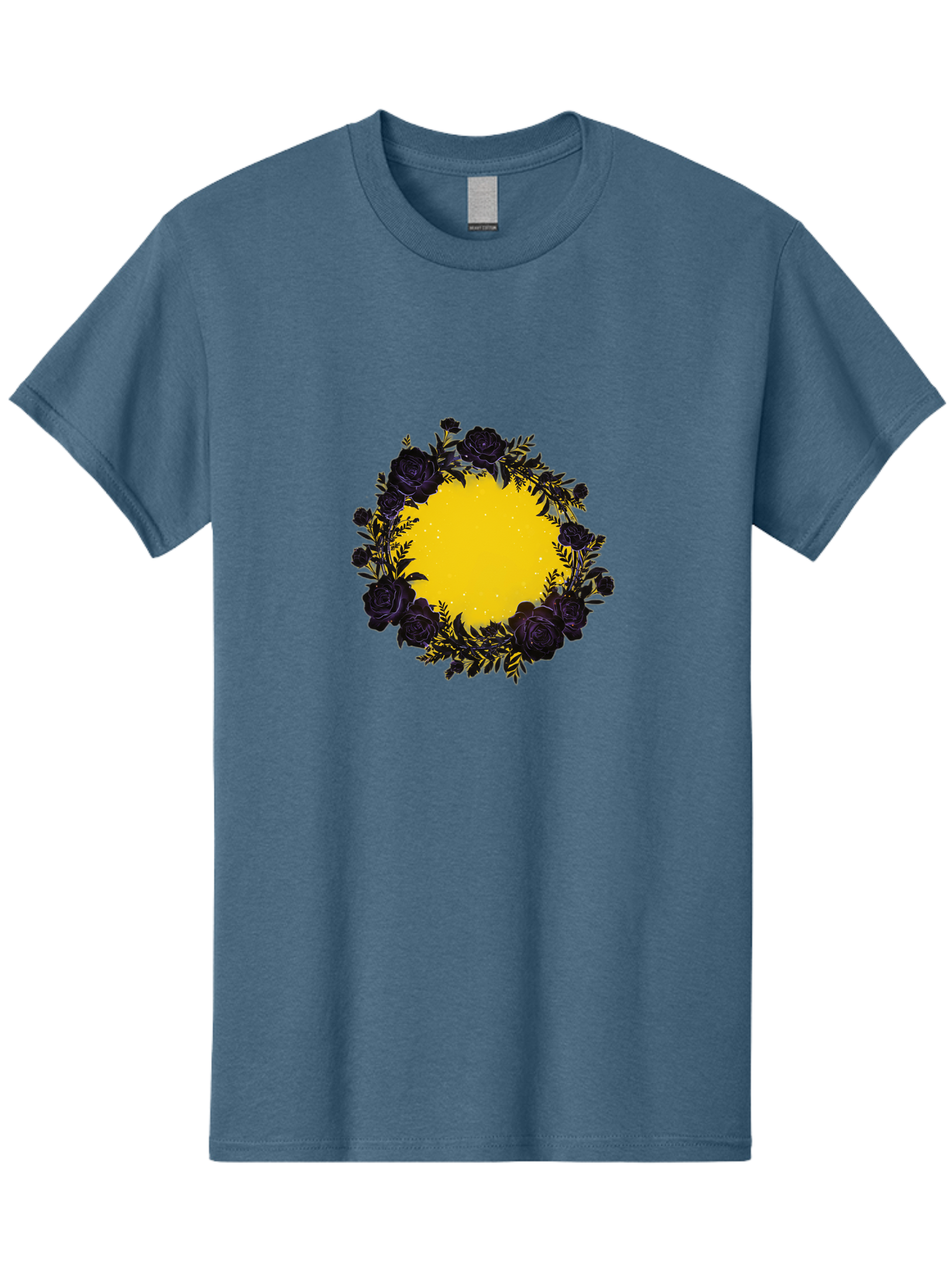 Black-Roses-Wreath Men'S Graphic Tee, 100% Cotton, Comfortable Casual Summer Wear, Machine Washable, Vintage Camera, Old Camera, Antique Camera, Black Camera, Classic Photography, Photography Equipment, Nostalgic Device, Film Camera, Bah595