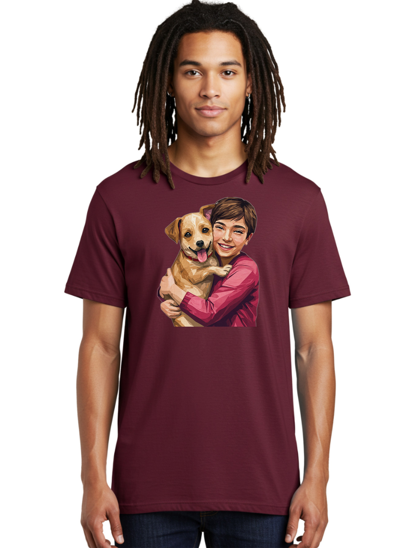 Boy-With-Dog Men'S Graphic Tee, 100% Cotton, Comfortable Casual Summer Wear, Machine Washable, Vintage Camera, Old Camera, Antique Camera, Black Camera, Classic Photography, Photography Equipment, Nostalgic Device, Film Camera, Camera Art Bah608