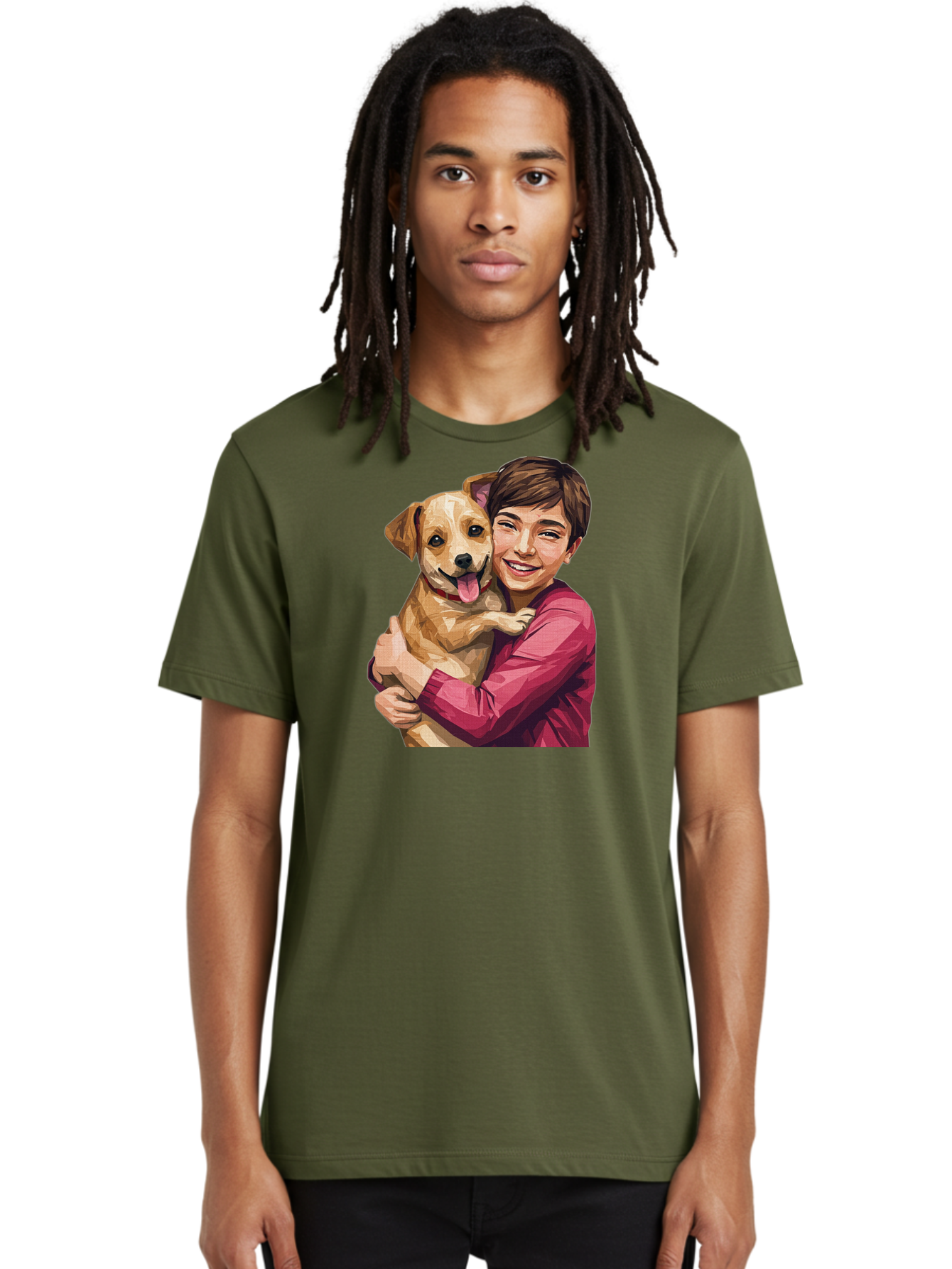 Boy-With-Dog Men'S Graphic Tee, 100% Cotton, Comfortable Casual Summer Wear, Machine Washable, Vintage Camera, Old Camera, Antique Camera, Black Camera, Classic Photography, Photography Equipment, Nostalgic Device, Film Camera, Camera Art Bah608
