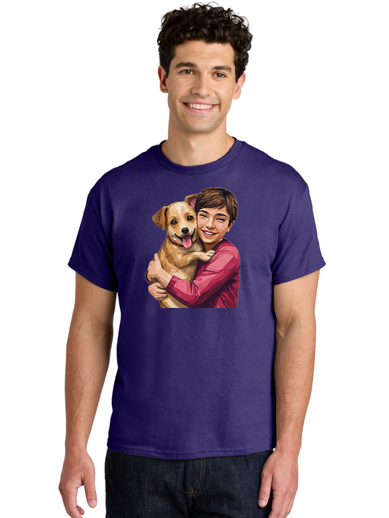 Boy-With-Dog Men'S Graphic Tee, 100% Cotton, Comfortable Casual Summer Wear, Machine Washable, Vintage Camera, Old Camera, Antique Camera, Black Camera, Classic Photography, Photography Equipment, Nostalgic Device, Film Camera, Camera Art Bah608