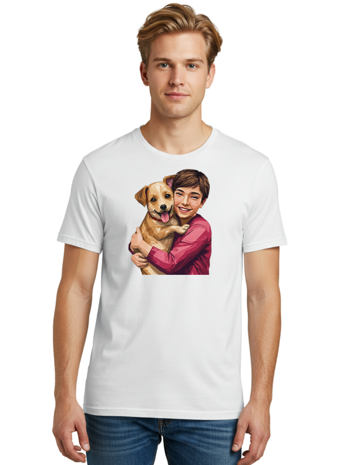 Boy-With-Dog Men'S Graphic Tee, 100% Cotton, Comfortable Casual Summer Wear, Machine Washable, Vintage Camera, Old Camera, Antique Camera, Black Camera, Classic Photography, Photography Equipment, Nostalgic Device, Film Camera, Camera Art Bah608