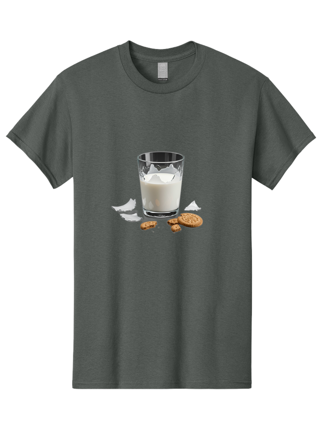 Broken-Glass-Of-Milk-Cookies Men'S Graphic Tee, 100% Cotton, Comfortable Casual Summer Wear, Machine Washable, Vintage Camera, Old Camera, Antique Camera, Black Camera, Classic Photography, Photography Equipment, Nostalgic Device, Film Camera, Bah609
