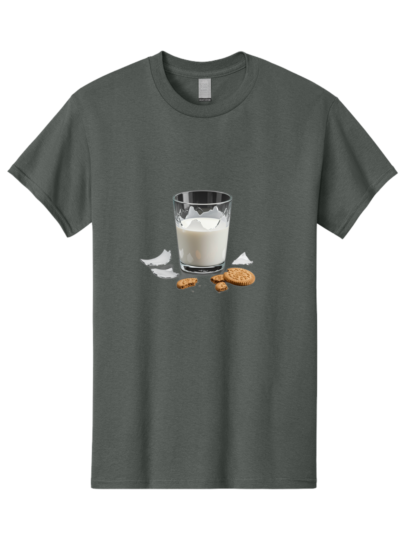 Broken-Glass-Of-Milk-Cookies Men'S Graphic Tee, 100% Cotton, Comfortable Casual Summer Wear, Machine Washable, Vintage Camera, Old Camera, Antique Camera, Black Camera, Classic Photography, Photography Equipment, Nostalgic Device, Film Camera, Bah609