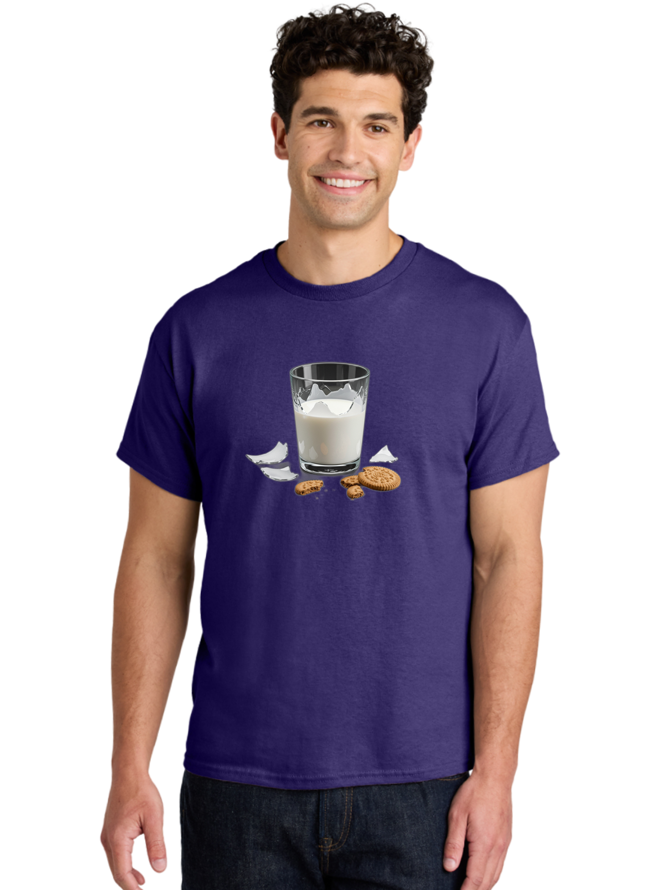 Broken-Glass-Of-Milk-Cookies Men'S Graphic Tee, 100% Cotton, Comfortable Casual Summer Wear, Machine Washable, Vintage Camera, Old Camera, Antique Camera, Black Camera, Classic Photography, Photography Equipment, Nostalgic Device, Film Camera, Bah609