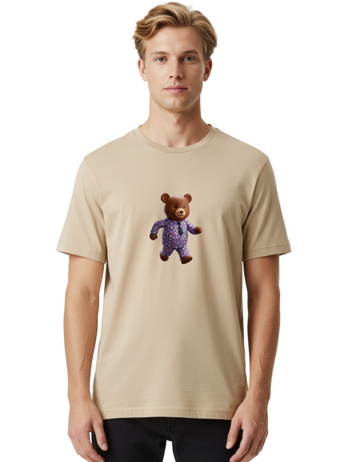 Brown-Bear Men'S Graphic Tee, 100% Cotton, Comfortable Casual Summer Wear, Machine Washable, Vintage Camera, Old Camera, Antique Camera, Black Camera, Classic Photography, Photography Equipment, Nostalgic Device, Film Camera, Camera Art Bah612