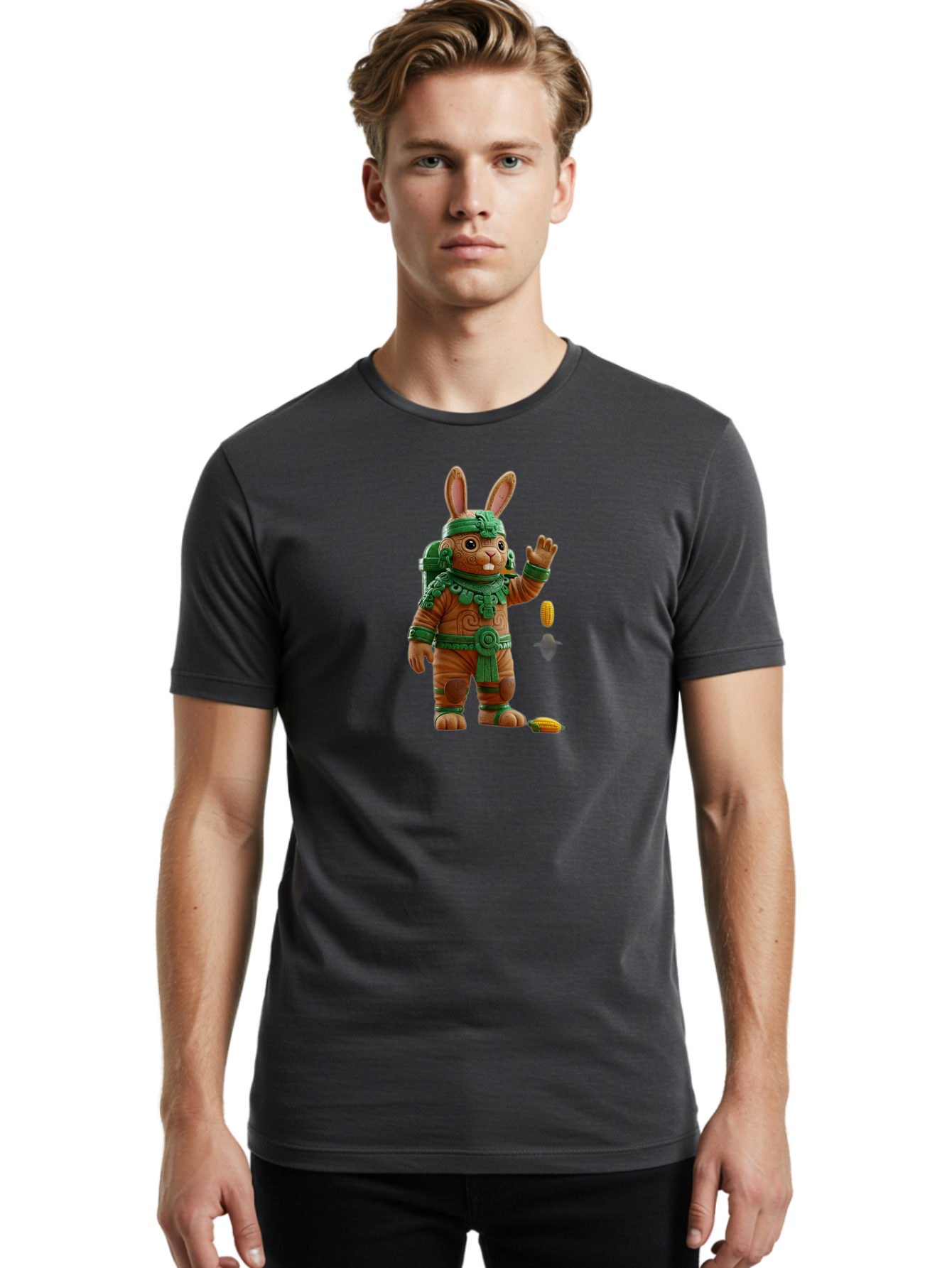 Bunny-Astronaut-1 Men'S Graphic Tee, 100% Cotton, Comfortable Casual Summer Wear, Machine Washable, Vintage Camera, Old Camera, Antique Camera, Black Camera, Classic Photography, Photography Equipment, Nostalgic Device, Film Camera, Camera Art Bah617