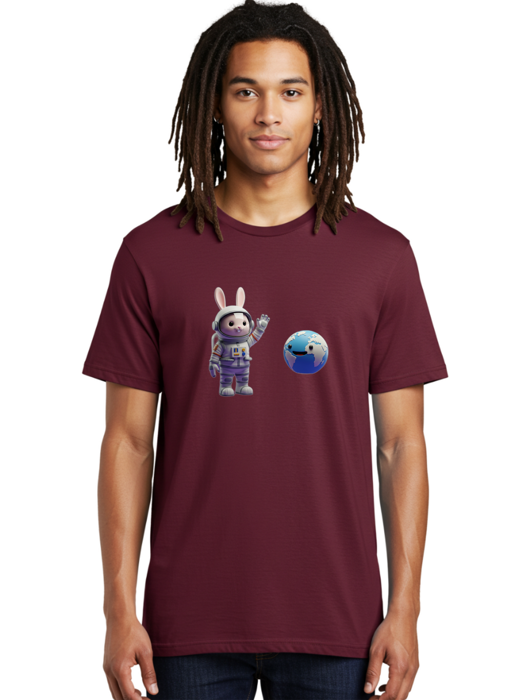 Bunny-Astronaut-2 Men'S Graphic Tee, 100% Cotton, Comfortable Casual Summer Wear, Machine Washable, Vintage Camera, Old Camera, Antique Camera, Black Camera, Classic Photography, Photography Equipment, Nostalgic Device, Film Camera, Camera Art Bah619