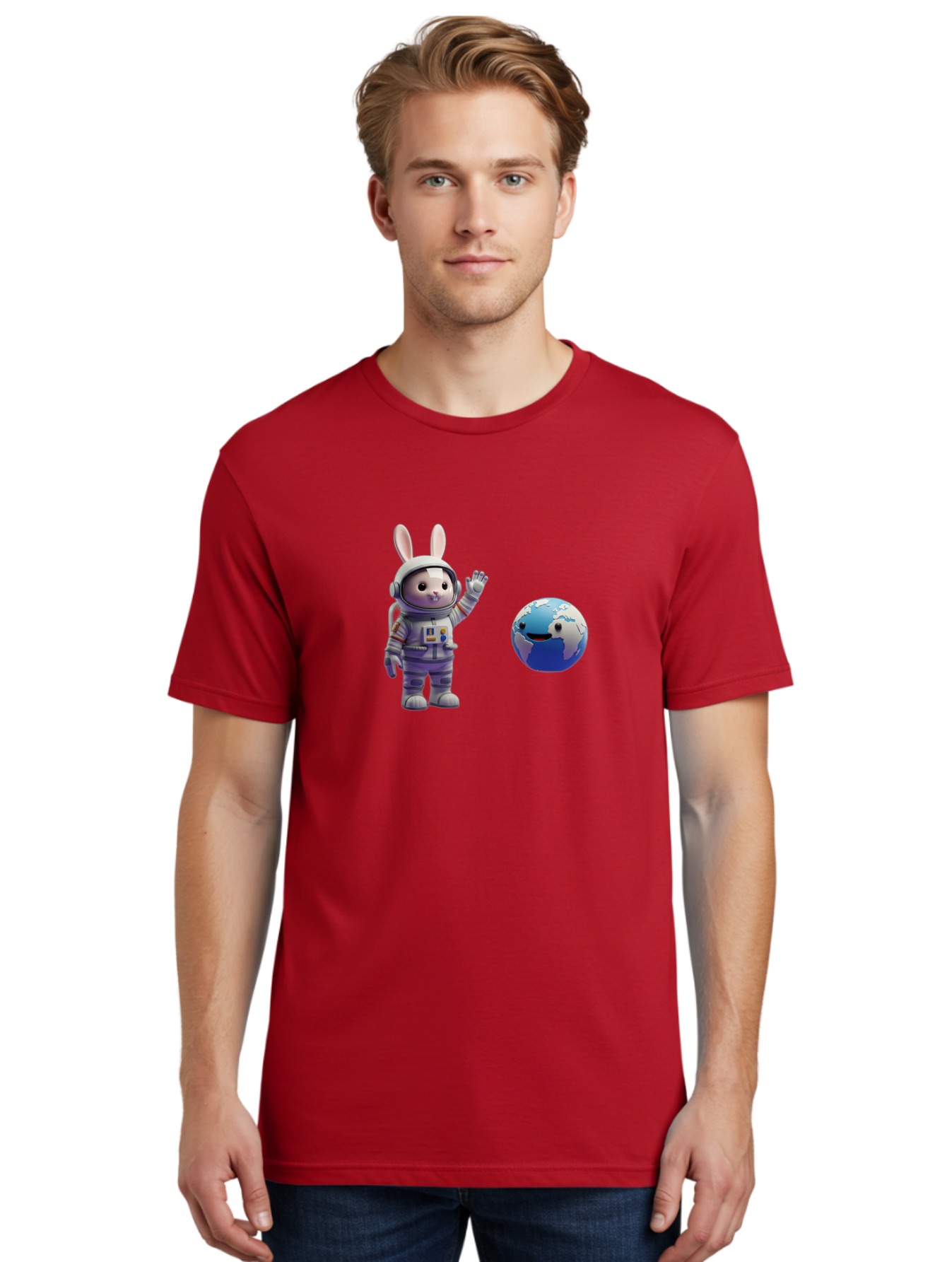 Bunny-Astronaut-2 Men'S Graphic Tee, 100% Cotton, Comfortable Casual Summer Wear, Machine Washable, Vintage Camera, Old Camera, Antique Camera, Black Camera, Classic Photography, Photography Equipment, Nostalgic Device, Film Camera, Camera Art Bah619