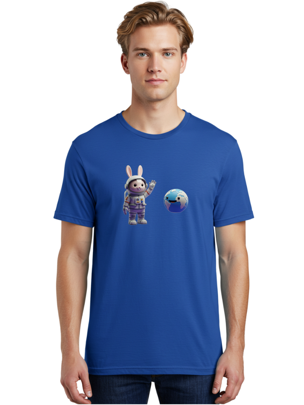 Bunny-Astronaut-2 Men'S Graphic Tee, 100% Cotton, Comfortable Casual Summer Wear, Machine Washable, Vintage Camera, Old Camera, Antique Camera, Black Camera, Classic Photography, Photography Equipment, Nostalgic Device, Film Camera, Camera Art Bah619