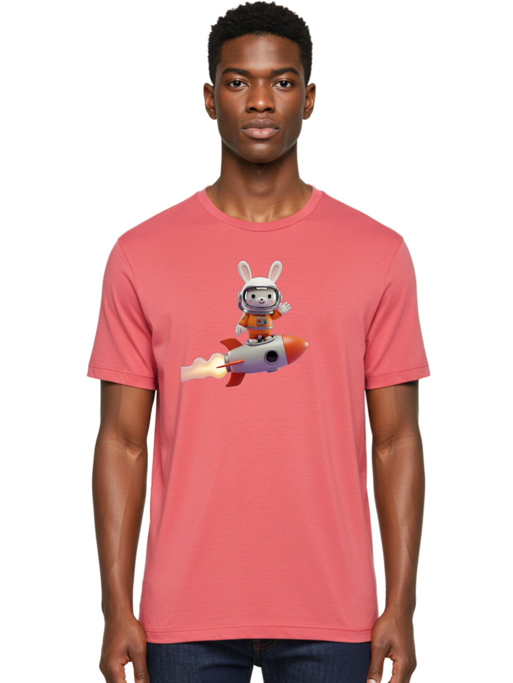Bunny-Astronaut-4 Men'S Graphic Tee, 100% Cotton, Comfortable Casual Summer Wear, Machine Washable, Vintage Camera, Old Camera, Antique Camera, Black Camera, Classic Photography, Photography Equipment, Nostalgic Device, Film Camera, Camera Art Bah621