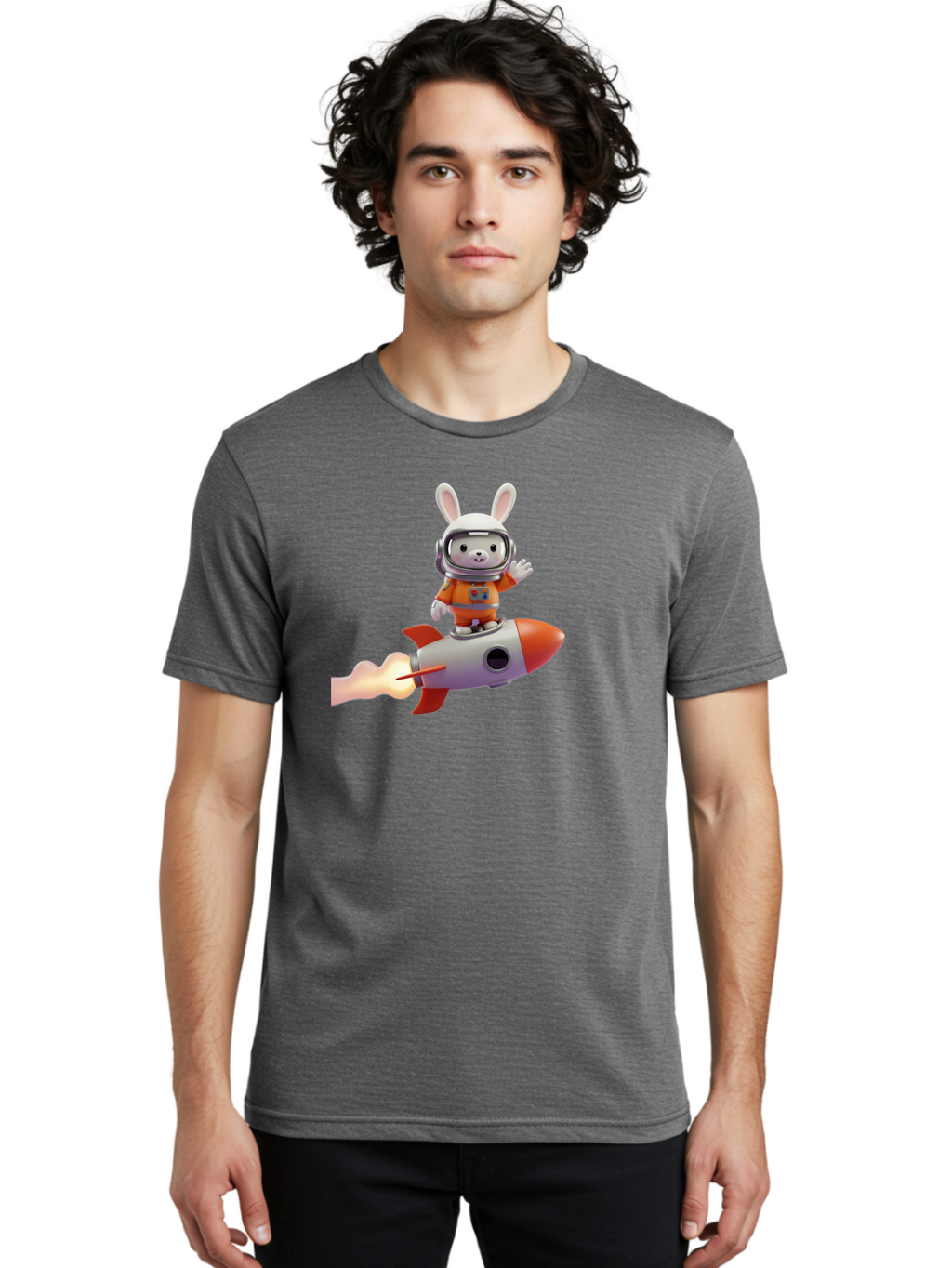 Bunny-Astronaut-4 Men'S Graphic Tee, 100% Cotton, Comfortable Casual Summer Wear, Machine Washable, Vintage Camera, Old Camera, Antique Camera, Black Camera, Classic Photography, Photography Equipment, Nostalgic Device, Film Camera, Camera Art Bah621