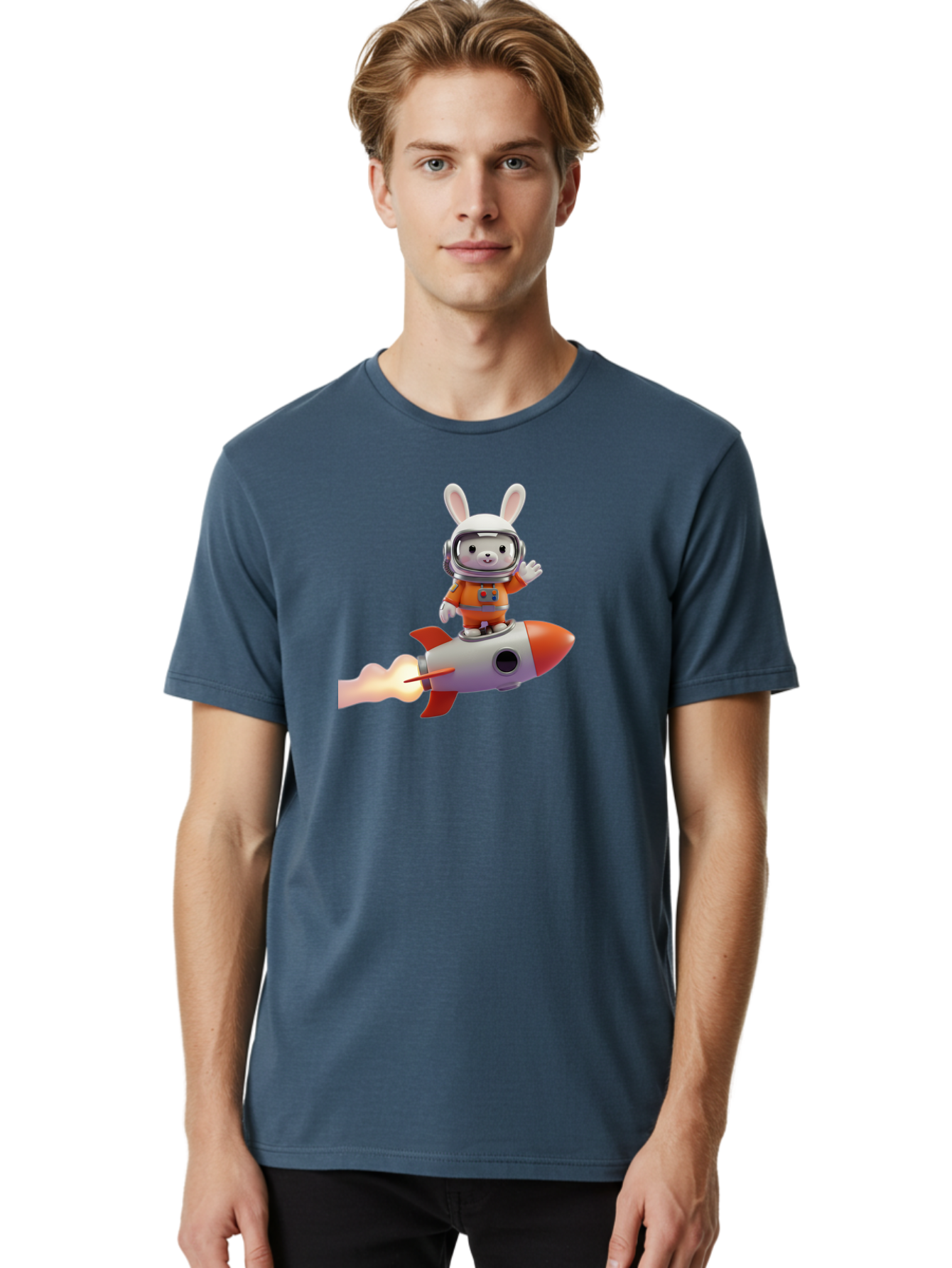 Bunny-Astronaut-4 Men'S Graphic Tee, 100% Cotton, Comfortable Casual Summer Wear, Machine Washable, Vintage Camera, Old Camera, Antique Camera, Black Camera, Classic Photography, Photography Equipment, Nostalgic Device, Film Camera, Camera Art Bah621