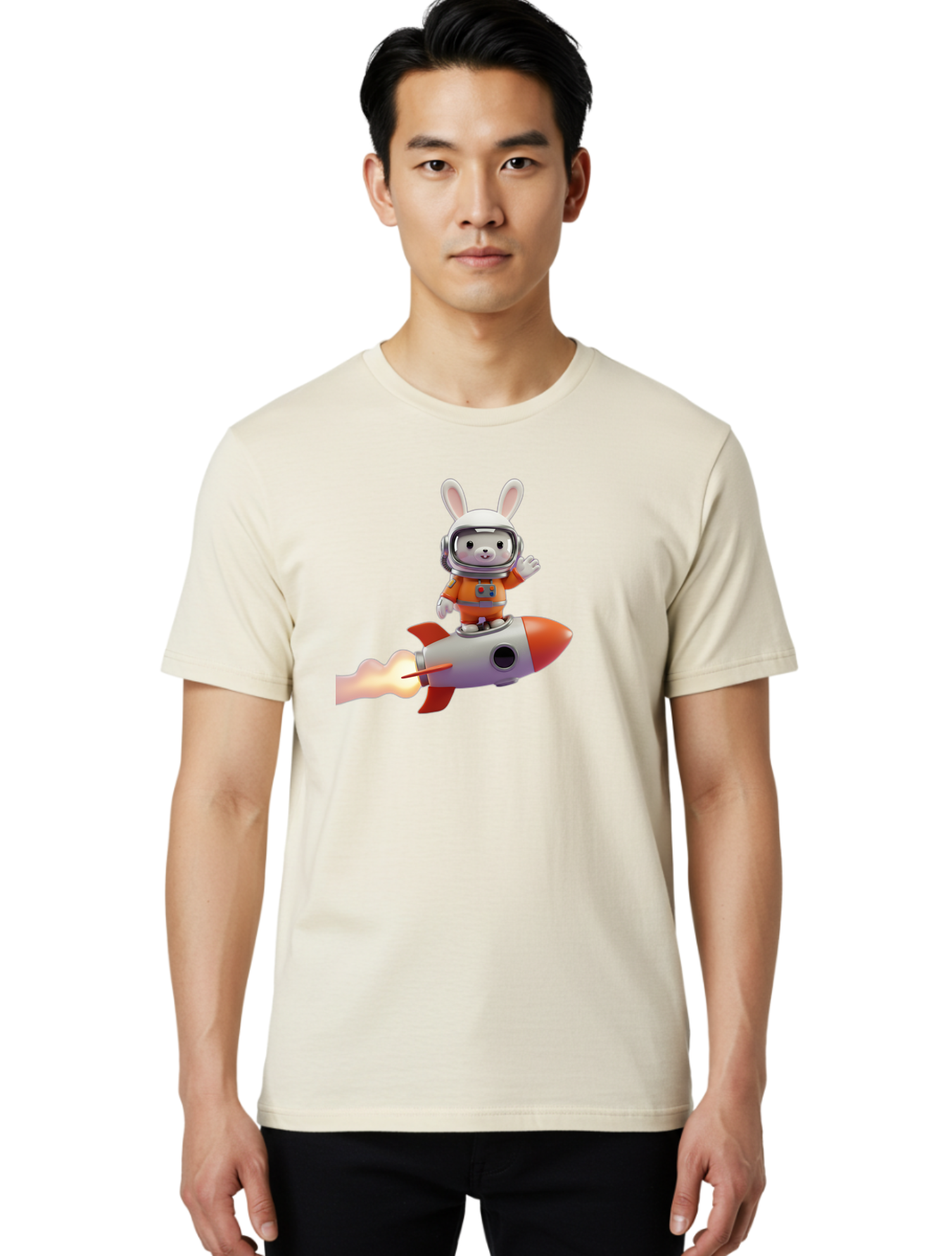 Bunny-Astronaut-4 Men'S Graphic Tee, 100% Cotton, Comfortable Casual Summer Wear, Machine Washable, Vintage Camera, Old Camera, Antique Camera, Black Camera, Classic Photography, Photography Equipment, Nostalgic Device, Film Camera, Camera Art Bah621