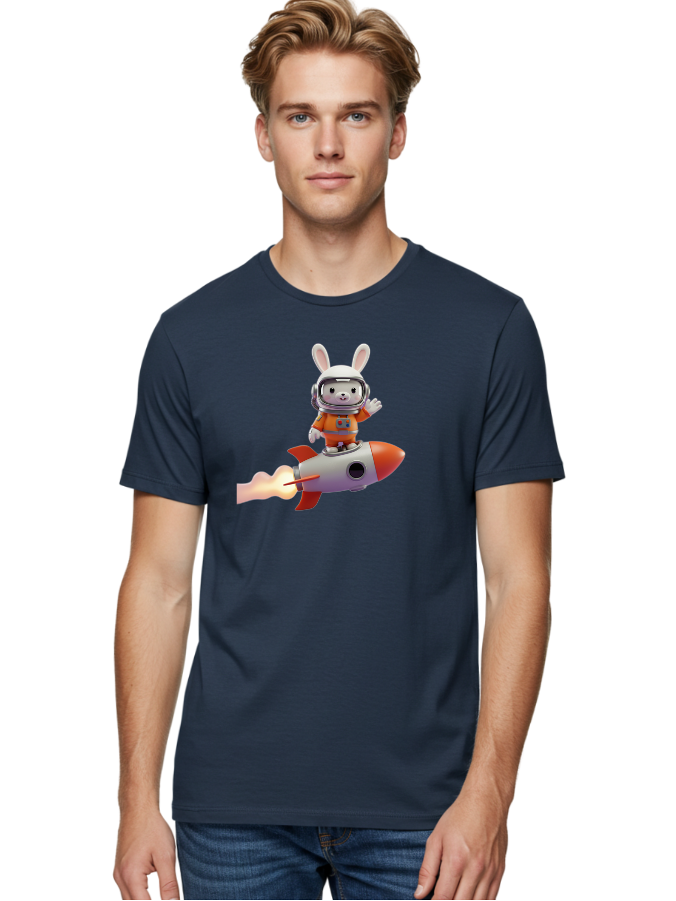 Bunny-Astronaut-4 Men'S Graphic Tee, 100% Cotton, Comfortable Casual Summer Wear, Machine Washable, Vintage Camera, Old Camera, Antique Camera, Black Camera, Classic Photography, Photography Equipment, Nostalgic Device, Film Camera, Camera Art Bah621