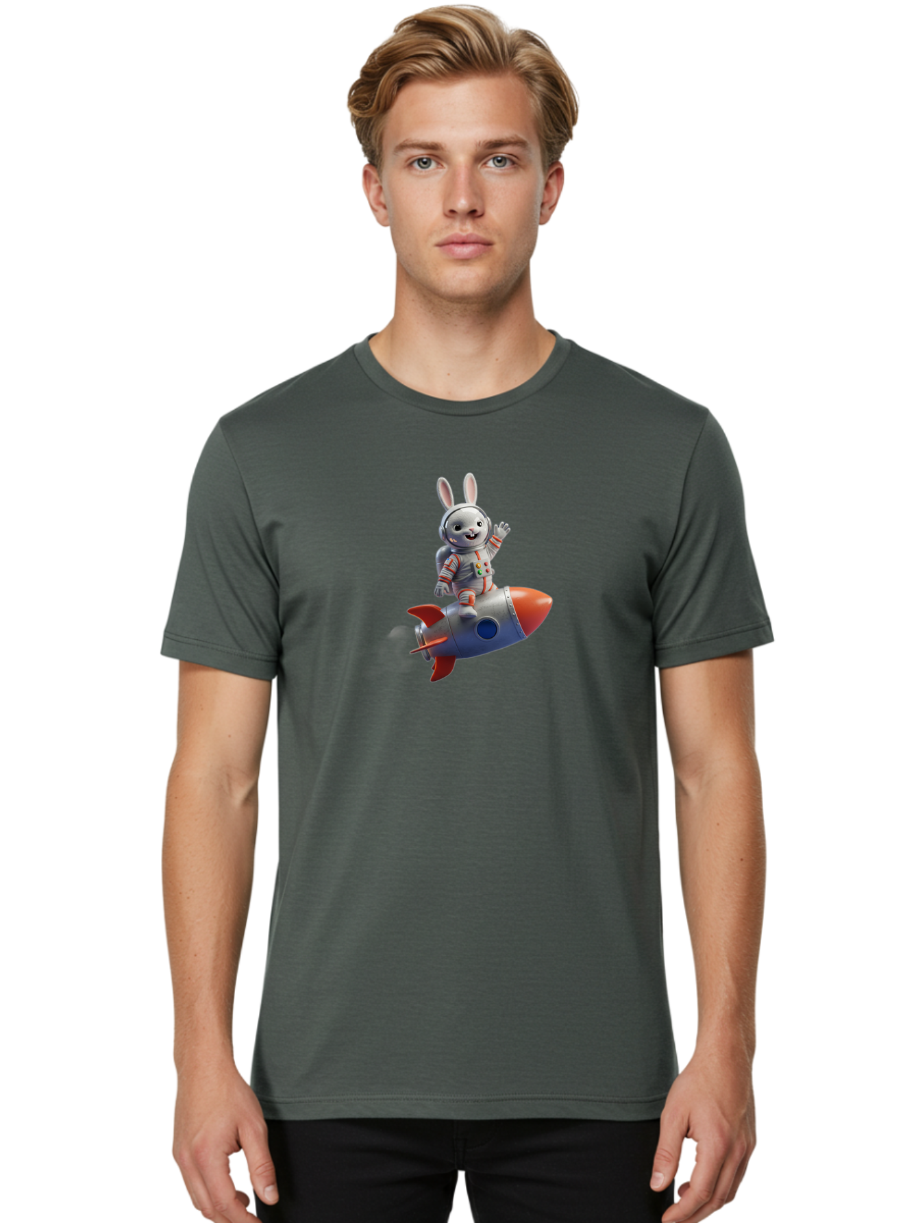 Bunny-Astronaut-6 Men'S Graphic Tee, 100% Cotton, Comfortable Casual Summer Wear, Machine Washable, Vintage Camera, Old Camera, Antique Camera, Black Camera, Classic Photography, Photography Equipment, Nostalgic Device, Film Camera, Camera Art Bah623