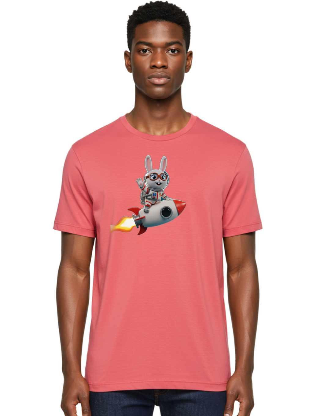 Bunny-Astronaut-7 Men'S Graphic Tee, 100% Cotton, Comfortable Casual Summer Wear, Machine Washable, Vintage Camera, Old Camera, Antique Camera, Black Camera, Classic Photography, Photography Equipment, Nostalgic Device, Film Camera, Camera Art Bah624