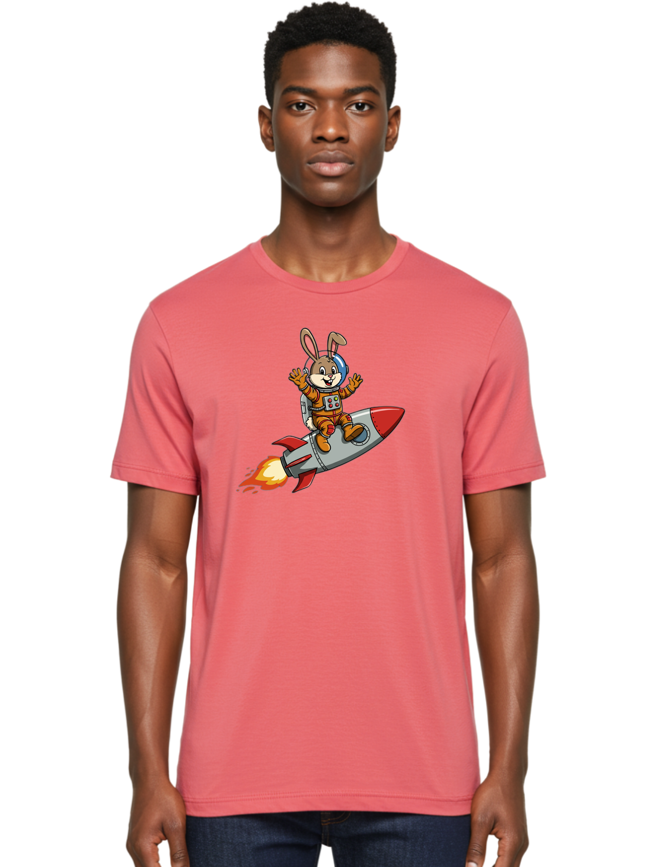 Bunny-Astronaut-8 Men'S Graphic Tee, 100% Cotton, Comfortable Casual Summer Wear, Machine Washable, Vintage Camera, Old Camera, Antique Camera, Black Camera, Classic Photography, Photography Equipment, Nostalgic Device, Film Camera, Camera Art Bah625