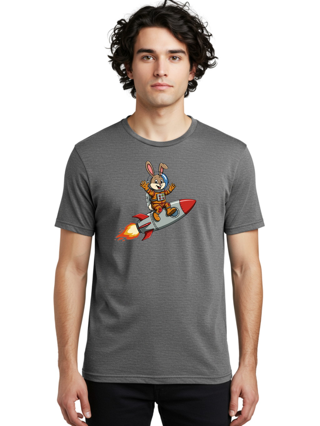 Bunny-Astronaut-8 Men'S Graphic Tee, 100% Cotton, Comfortable Casual Summer Wear, Machine Washable, Vintage Camera, Old Camera, Antique Camera, Black Camera, Classic Photography, Photography Equipment, Nostalgic Device, Film Camera, Camera Art Bah625