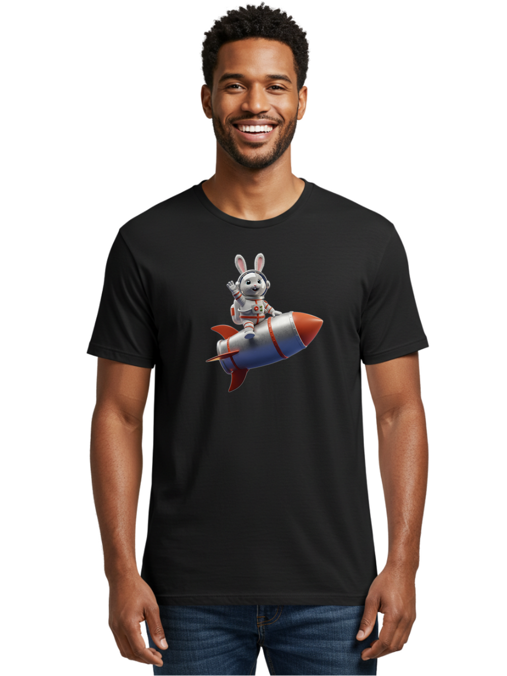 Bunny-Astronaut-9 Men'S Graphic Tee, 100% Cotton, Comfortable Casual Summer Wear, Machine Washable, Vintage Camera, Old Camera, Antique Camera, Black Camera, Classic Photography, Photography Equipment, Nostalgic Device, Film Camera, Camera Art Bah626
