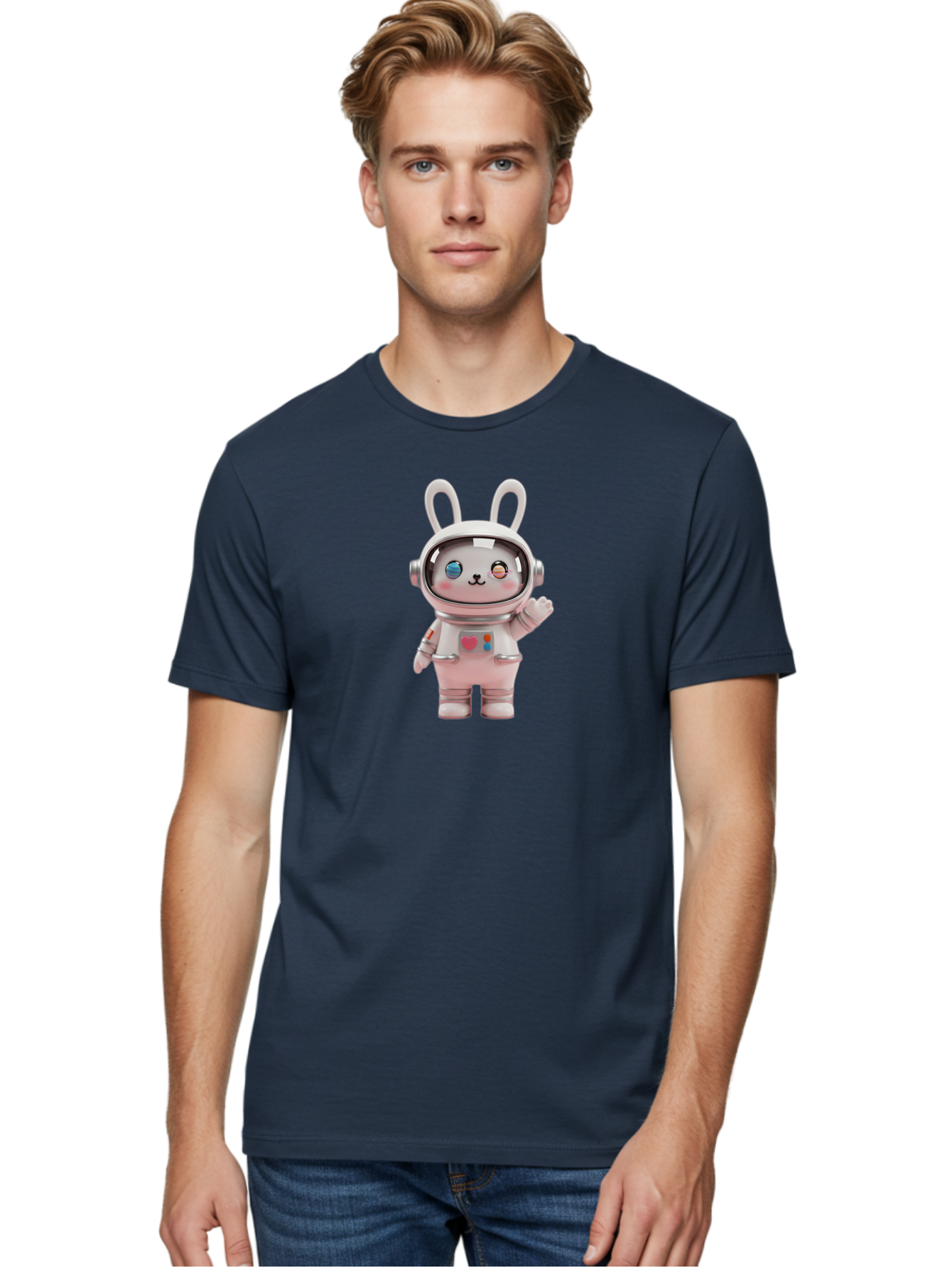 Bunny-Astronaut Men'S Graphic Tee, 100% Cotton, Comfortable Casual Summer Wear, Machine Washable, Vintage Camera, Old Camera, Antique Camera, Black Camera, Classic Photography, Photography Equipment, Nostalgic Device, Film Camera, Camera Art Bah627