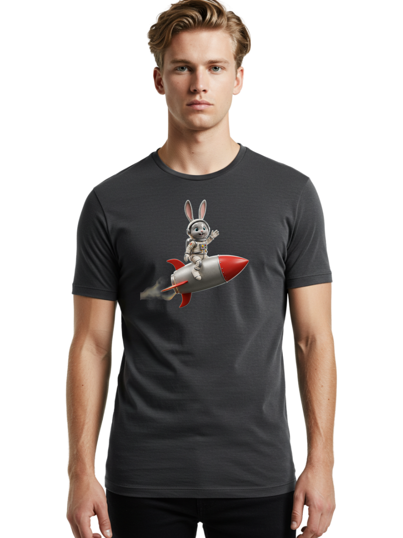 Bunny-In-Space Men'S Graphic Tee, 100% Cotton, Comfortable Casual Summer Wear, Machine Washable, Vintage Camera, Old Camera, Antique Camera, Black Camera, Classic Photography, Photography Equipment, Nostalgic Device, Film Camera, Camera Art Bah630