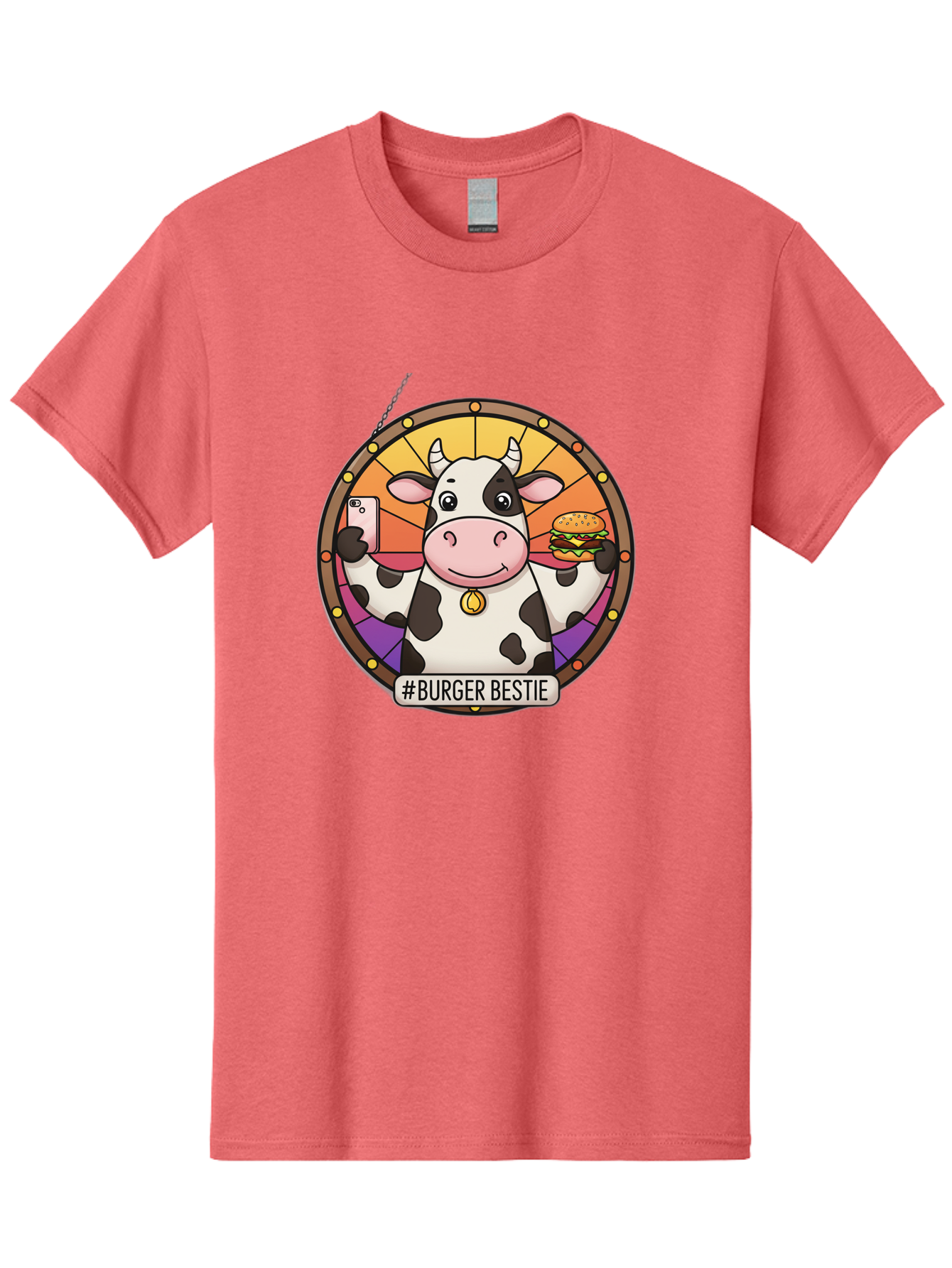 Burger-Bestie-Cow Men'S Graphic Tee, 100% Cotton, Comfortable Casual Summer Wear, Machine Washable, Vintage Camera, Old Camera, Antique Camera, Black Camera, Classic Photography, Photography Equipment, Nostalgic Device, Film Camera, Camera Art Bah631