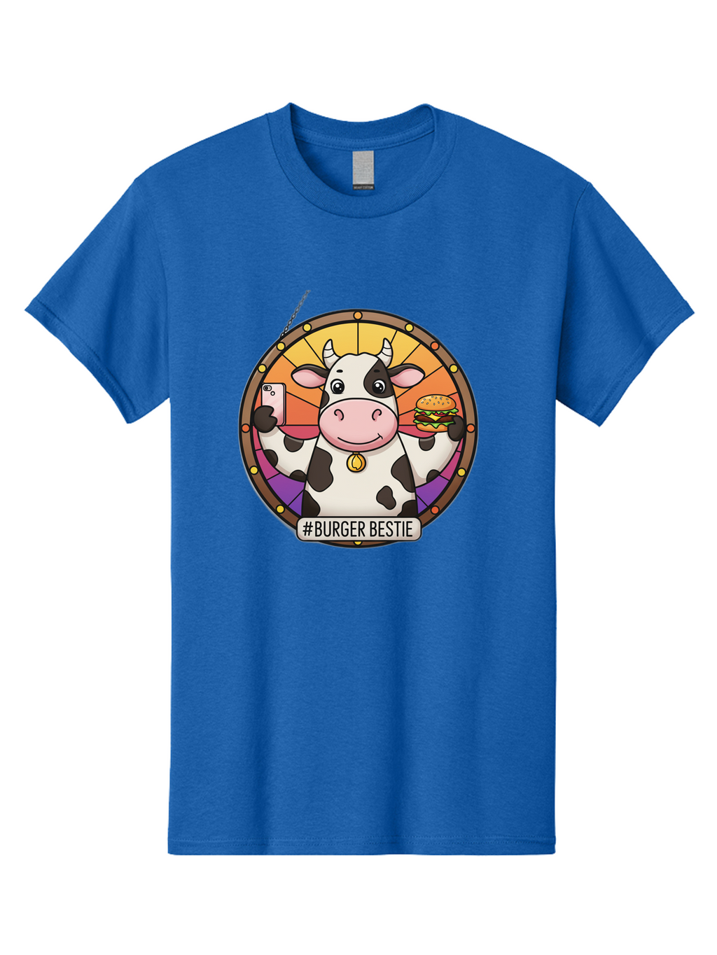 Burger-Bestie-Cow Men'S Graphic Tee, 100% Cotton, Comfortable Casual Summer Wear, Machine Washable, Vintage Camera, Old Camera, Antique Camera, Black Camera, Classic Photography, Photography Equipment, Nostalgic Device, Film Camera, Camera Art Bah631