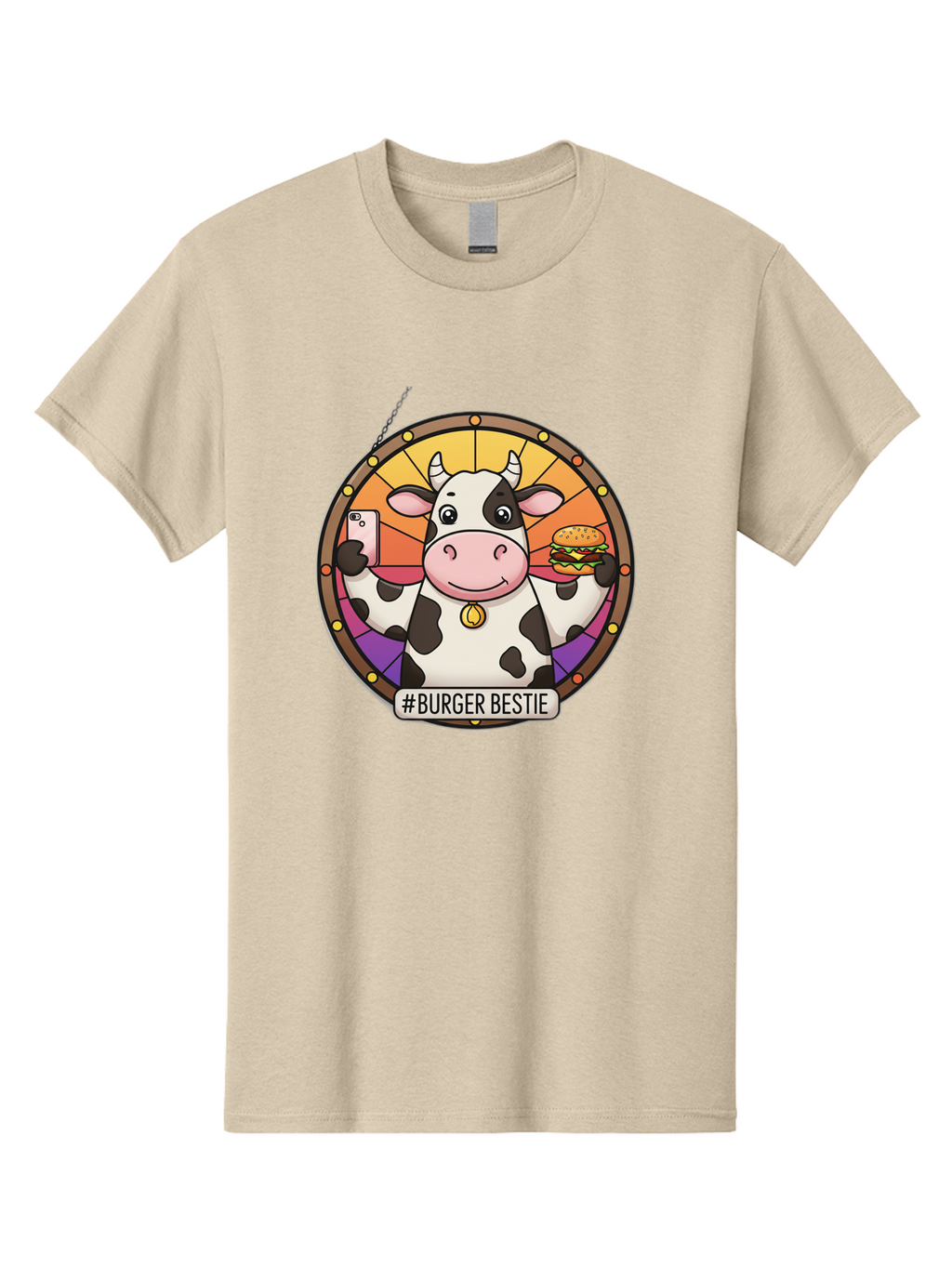 Burger-Bestie-Cow Men'S Graphic Tee, 100% Cotton, Comfortable Casual Summer Wear, Machine Washable, Vintage Camera, Old Camera, Antique Camera, Black Camera, Classic Photography, Photography Equipment, Nostalgic Device, Film Camera, Camera Art Bah631