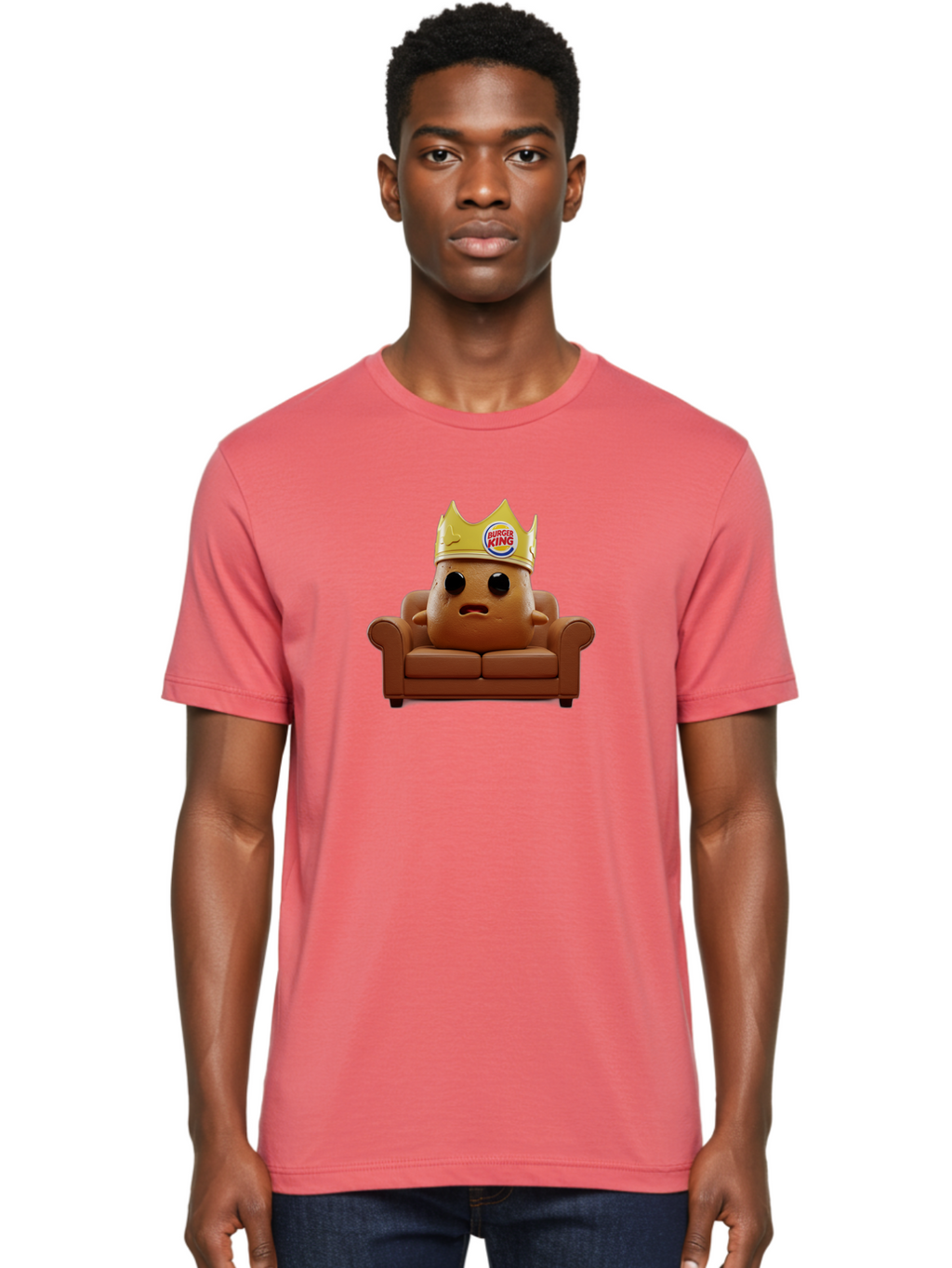 Burger-King-1 Men'S Graphic Tee, 100% Cotton, Comfortable Casual Summer Wear, Machine Washable, Vintage Camera, Old Camera, Antique Camera, Black Camera, Classic Photography, Photography Equipment, Nostalgic Device, Film Camera, Camera Art Bah633