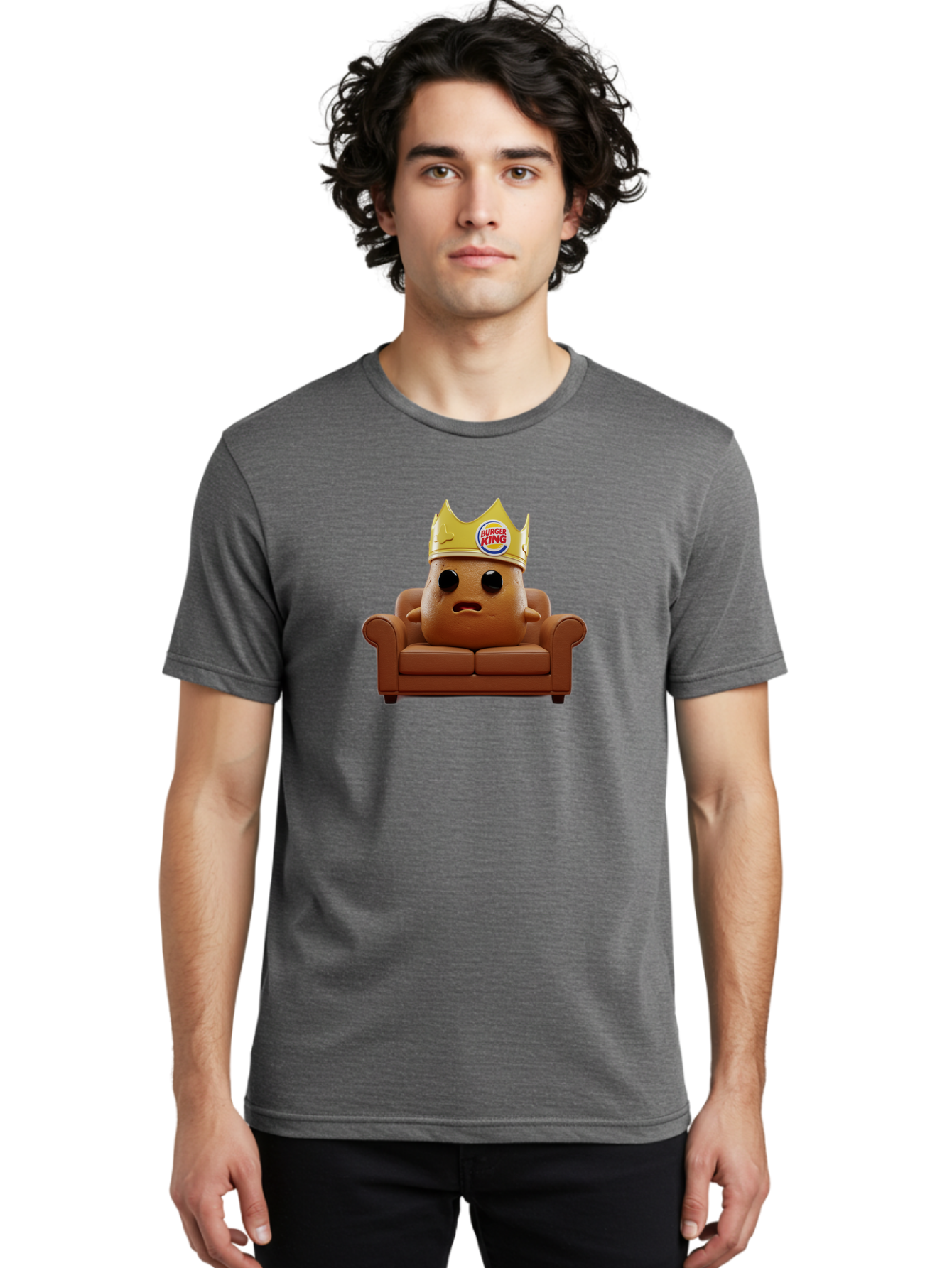 Burger-King-1 Men'S Graphic Tee, 100% Cotton, Comfortable Casual Summer Wear, Machine Washable, Vintage Camera, Old Camera, Antique Camera, Black Camera, Classic Photography, Photography Equipment, Nostalgic Device, Film Camera, Camera Art Bah633