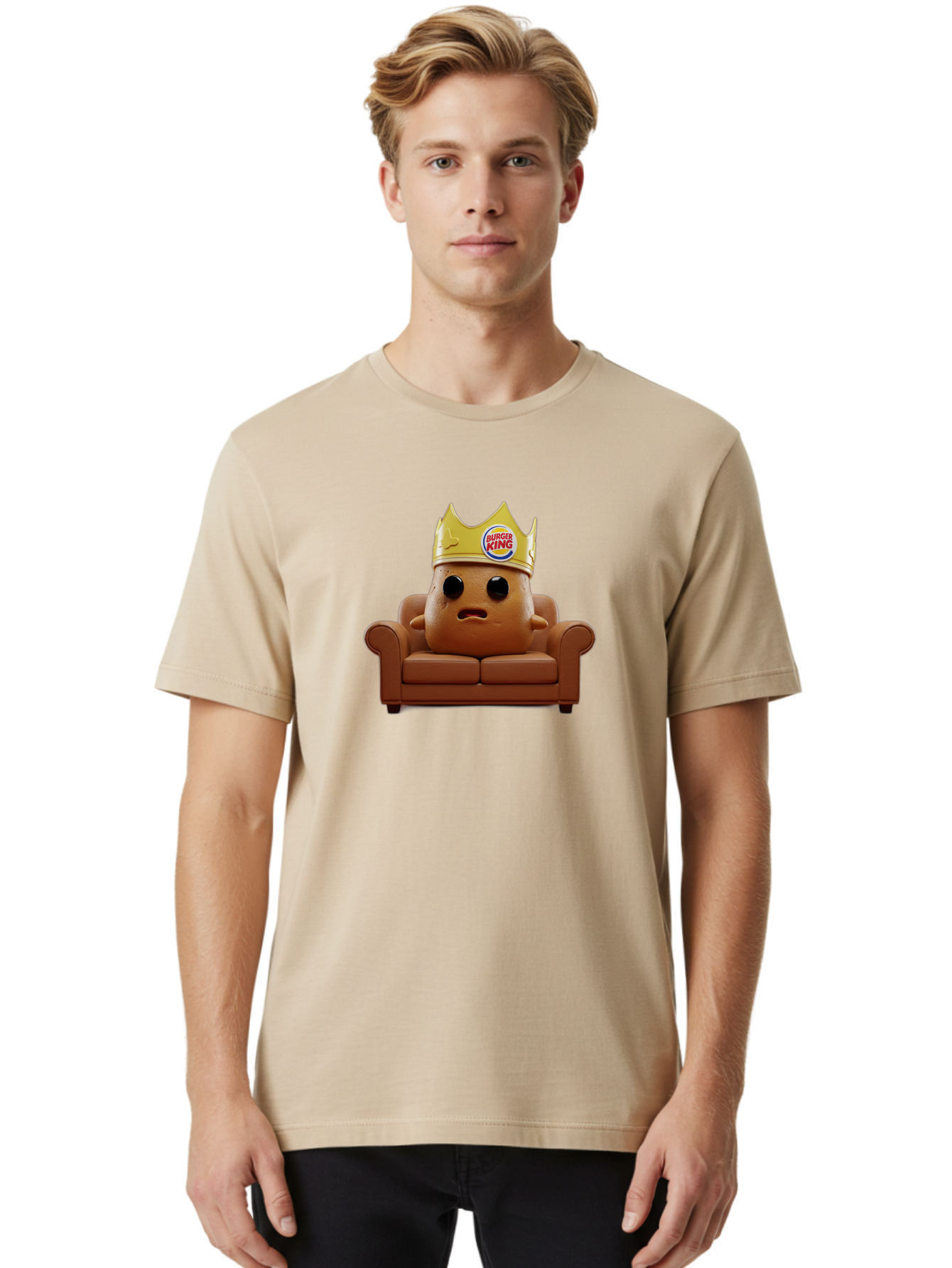 Burger-King-1 Men'S Graphic Tee, 100% Cotton, Comfortable Casual Summer Wear, Machine Washable, Vintage Camera, Old Camera, Antique Camera, Black Camera, Classic Photography, Photography Equipment, Nostalgic Device, Film Camera, Camera Art Bah633
