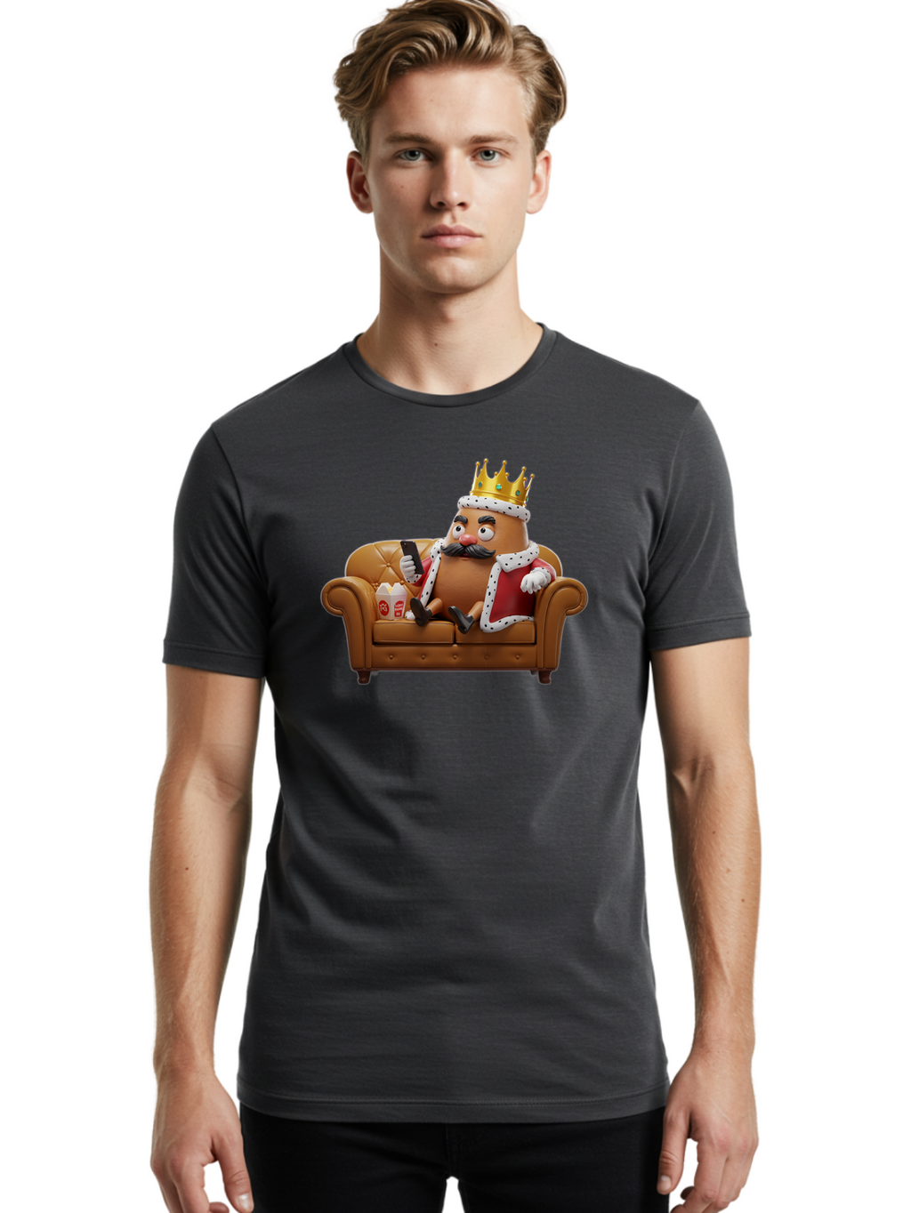 Burger-King Men'S Graphic Tee, 100% Cotton, Comfortable Casual Summer Wear, Machine Washable, Vintage Camera, Old Camera, Antique Camera, Black Camera, Classic Photography, Photography Equipment, Nostalgic Device, Film Camera, Camera Art Bah634